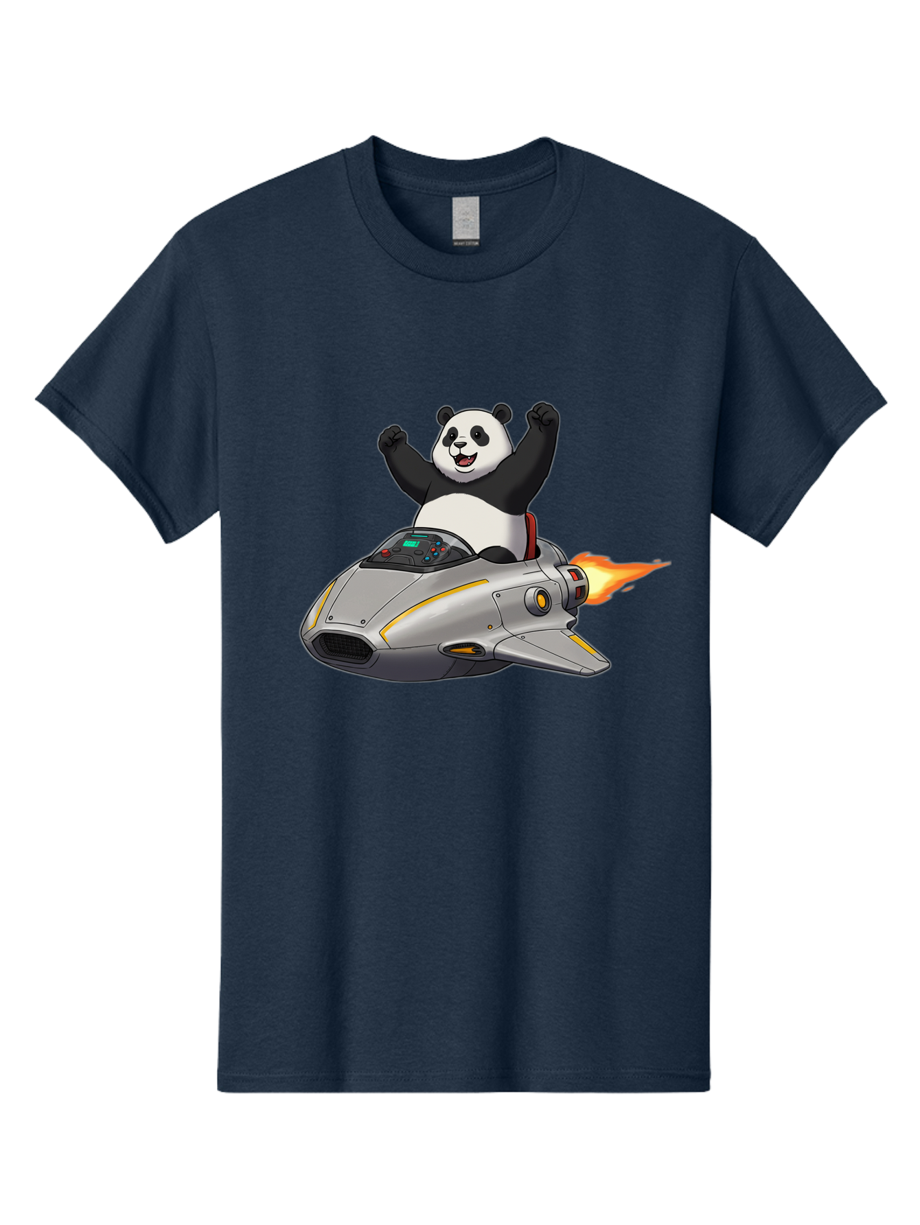 Panda-Riding-Spaceship Men'S Graphic Tee, 100% Cotton, Comfortable Casual Summer Wear, Machine Washable, Vintage Camera, Old Camera, Antique Camera, Black Camera, Classic Photography, Photography Equipment, Nostalgic Device, Film Camera, Baf320