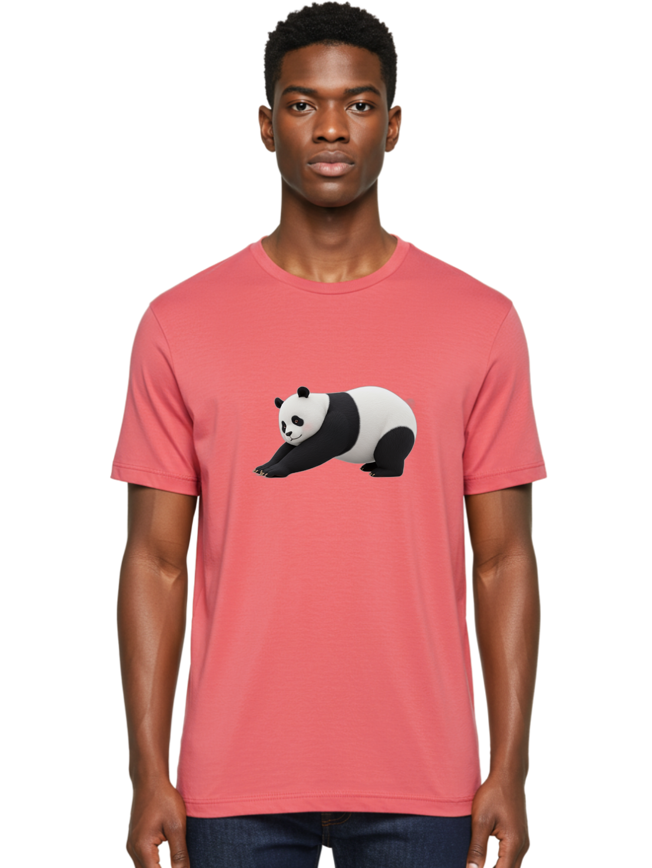 Panda-Stretching Men'S Graphic Tee, 100% Cotton, Comfortable Casual Summer Wear, Machine Washable, Vintage Camera, Old Camera, Antique Camera, Black Camera, Classic Photography, Photography Equipment, Nostalgic Device, Film Camera, Camera Art Baf323