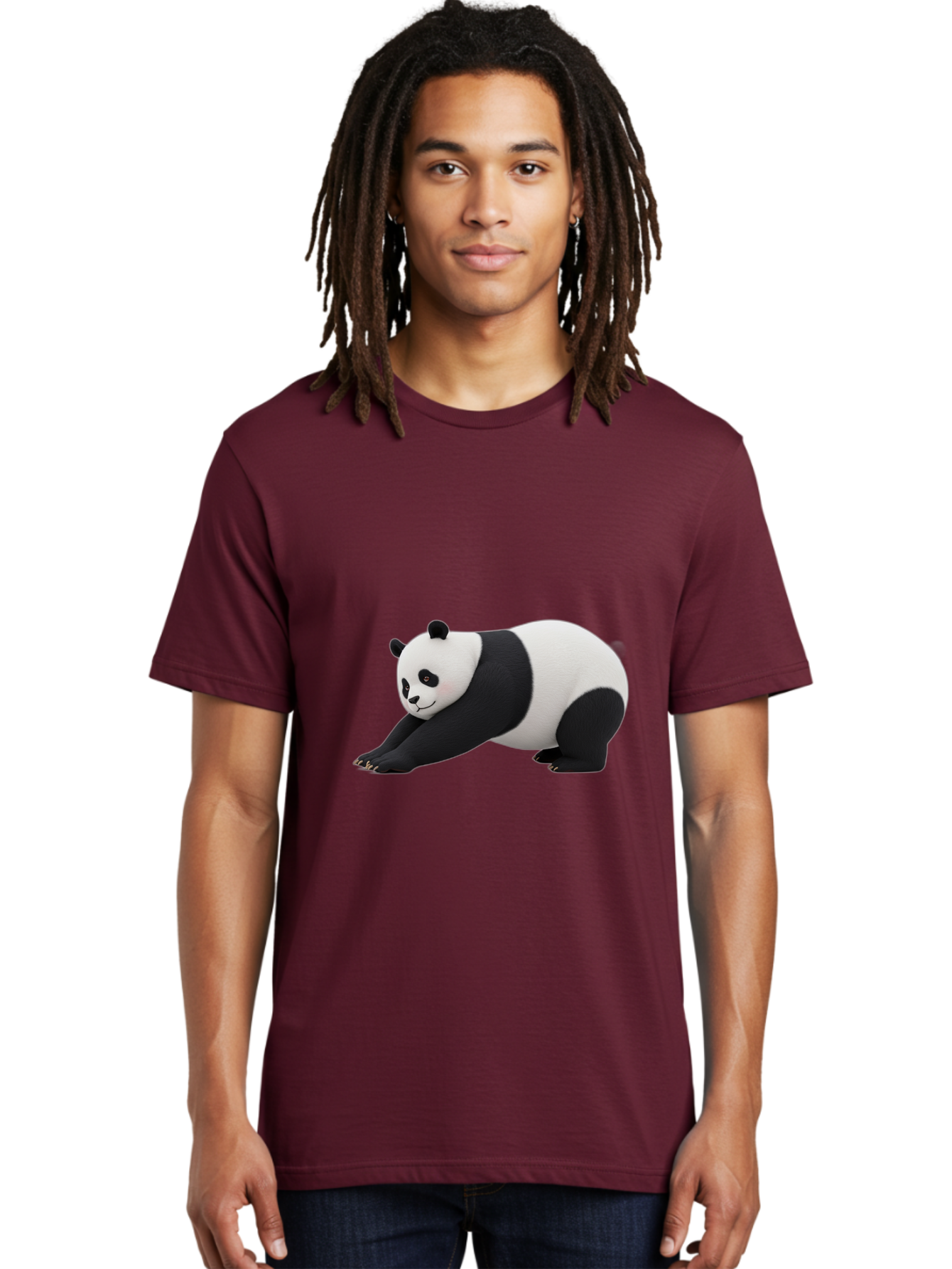 Panda-Stretching Men'S Graphic Tee, 100% Cotton, Comfortable Casual Summer Wear, Machine Washable, Vintage Camera, Old Camera, Antique Camera, Black Camera, Classic Photography, Photography Equipment, Nostalgic Device, Film Camera, Camera Art Baf323