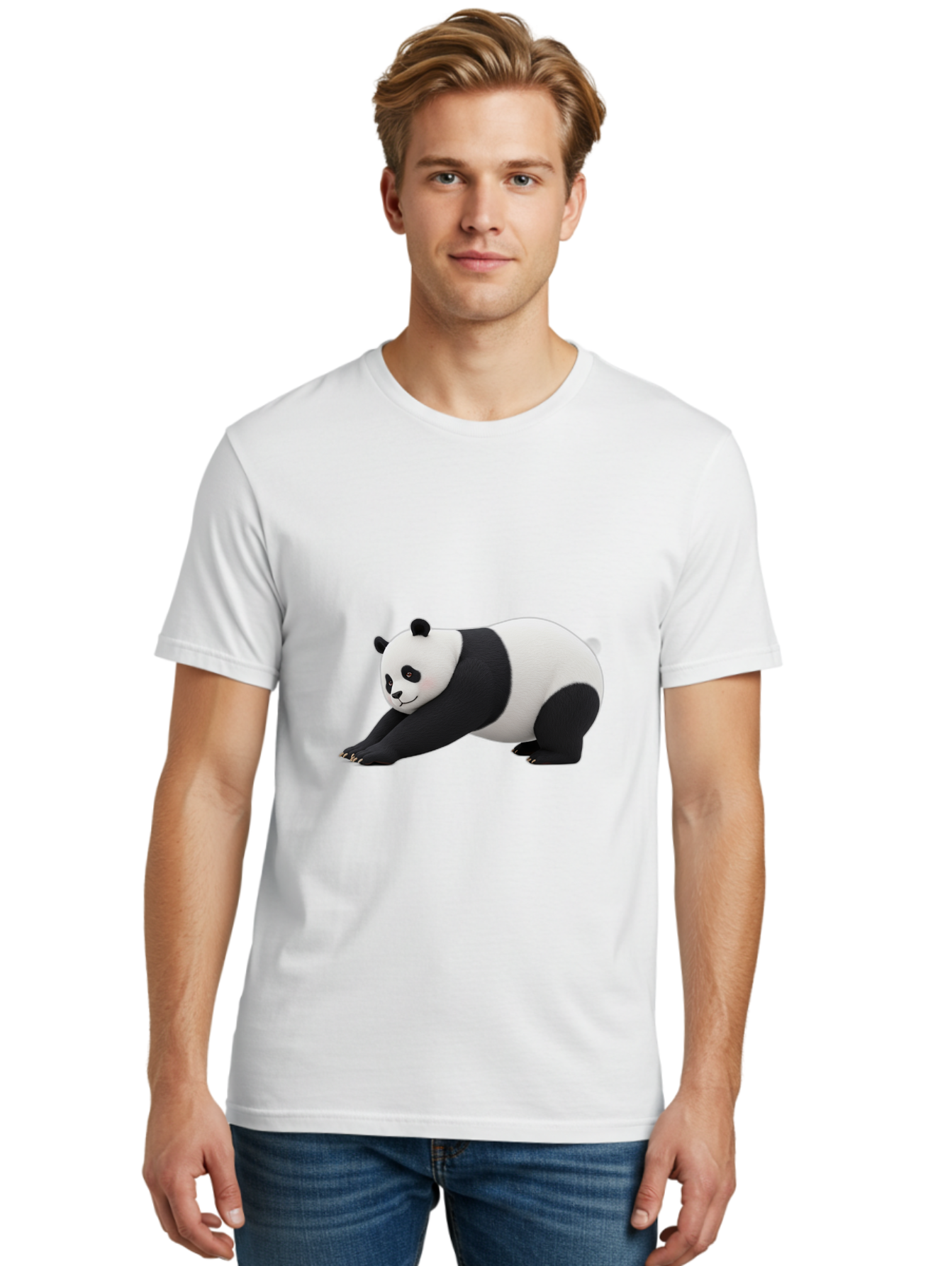 Panda-Stretching Men'S Graphic Tee, 100% Cotton, Comfortable Casual Summer Wear, Machine Washable, Vintage Camera, Old Camera, Antique Camera, Black Camera, Classic Photography, Photography Equipment, Nostalgic Device, Film Camera, Camera Art Baf323