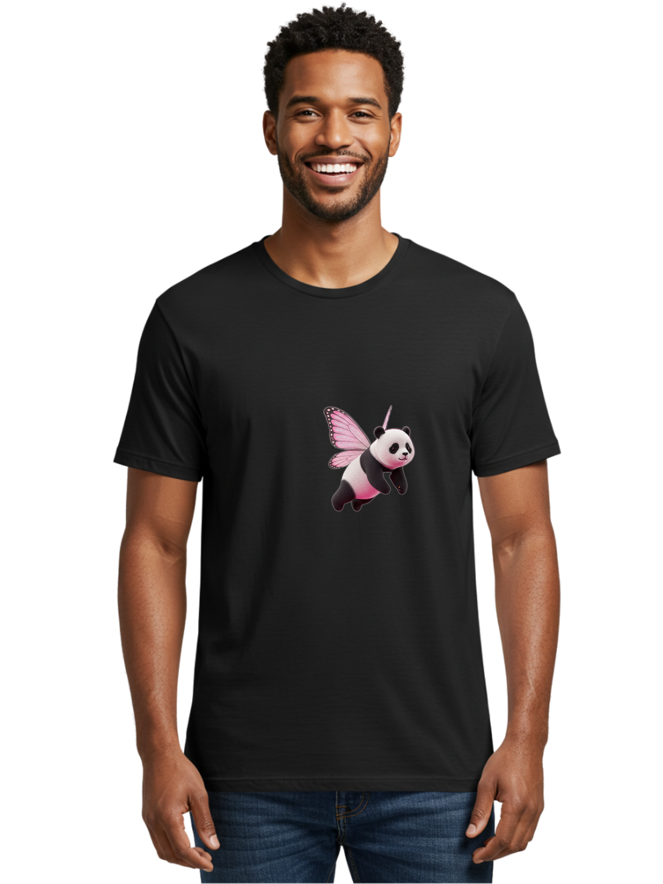 Panda-Unicorn Men'S Graphic Tee, 100% Cotton, Comfortable Casual Summer Wear, Machine Washable, Vintage Camera, Old Camera, Antique Camera, Black Camera, Classic Photography, Photography Equipment, Nostalgic Device, Film Camera, Camera Art Baf324
