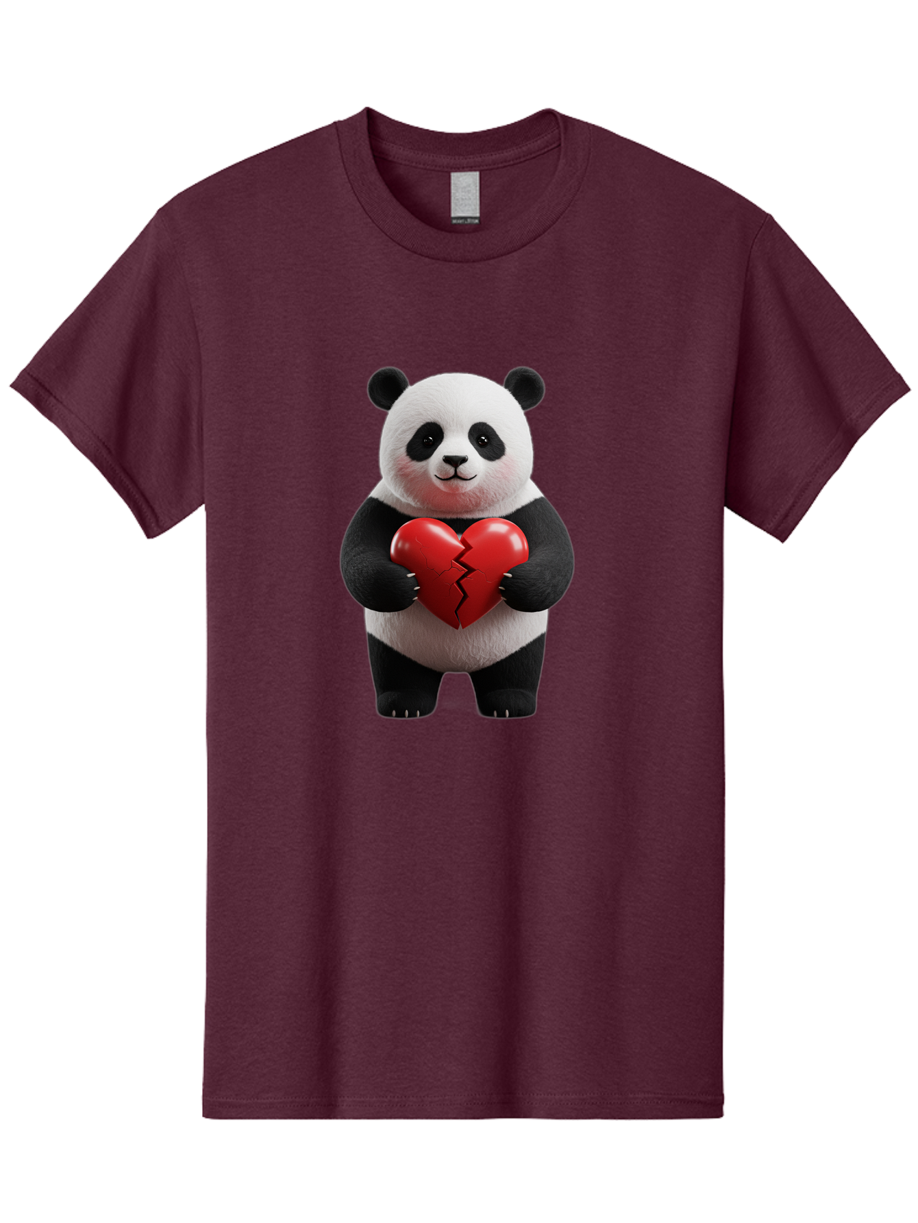 Panda-With-Broken-Heart-2 Men'S Graphic Tee, 100% Cotton, Comfortable Casual Summer Wear, Machine Washable, Vintage Camera, Old Camera, Antique Camera, Black Camera, Classic Photography, Photography Equipment, Nostalgic Device, Film Camera, Baf327