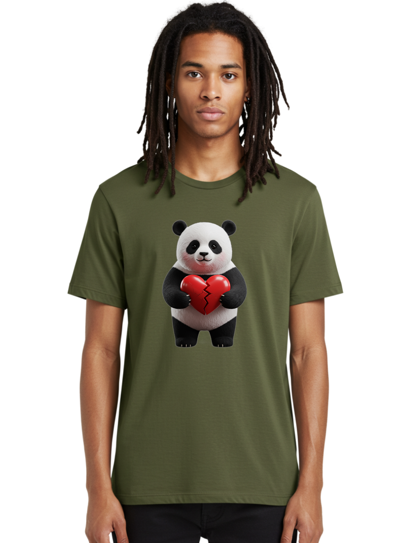 Panda-With-Broken-Heart-2 Men'S Graphic Tee, 100% Cotton, Comfortable Casual Summer Wear, Machine Washable, Vintage Camera, Old Camera, Antique Camera, Black Camera, Classic Photography, Photography Equipment, Nostalgic Device, Film Camera, Baf327