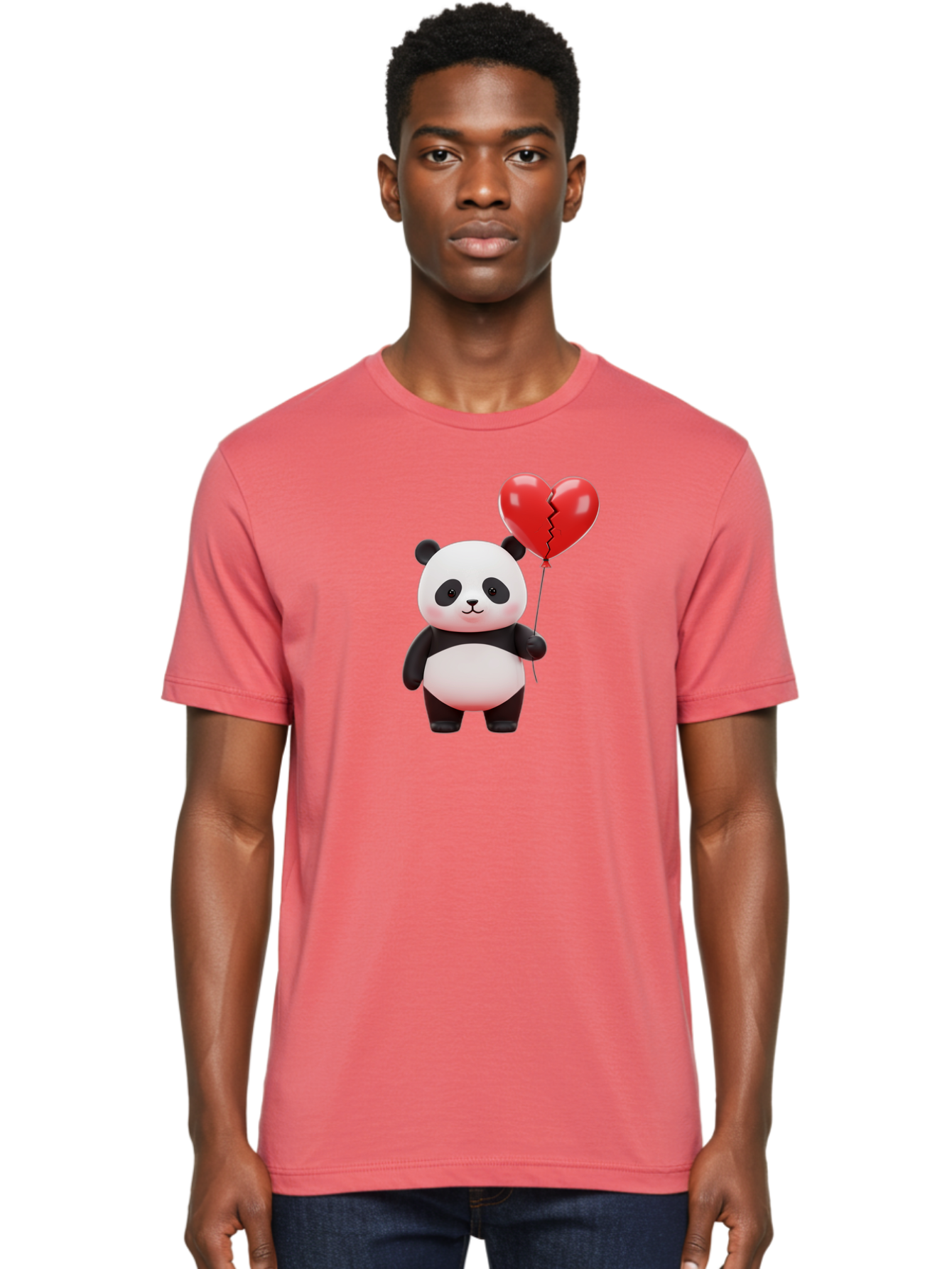 Panda-With-Broken-Heart-Balloon Men'S Graphic Tee, 100% Cotton, Comfortable Casual Summer Wear, Machine Washable, Vintage Camera, Old Camera, Antique Camera, Black Camera, Classic Photography, Photography Equipment, Nostalgic Device, Baf328