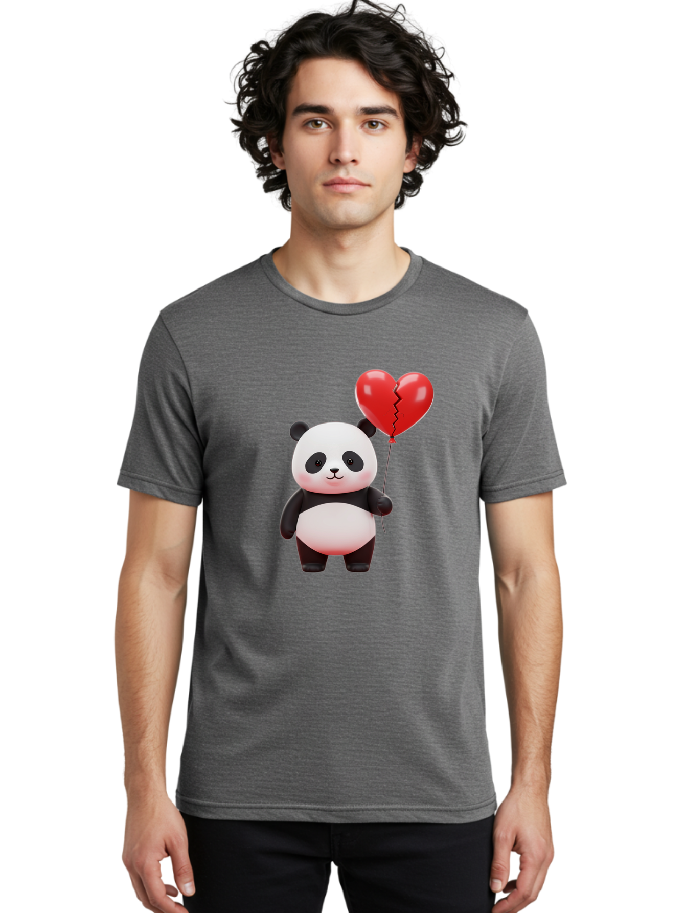 Panda-With-Broken-Heart-Balloon Men'S Graphic Tee, 100% Cotton, Comfortable Casual Summer Wear, Machine Washable, Vintage Camera, Old Camera, Antique Camera, Black Camera, Classic Photography, Photography Equipment, Nostalgic Device, Baf328