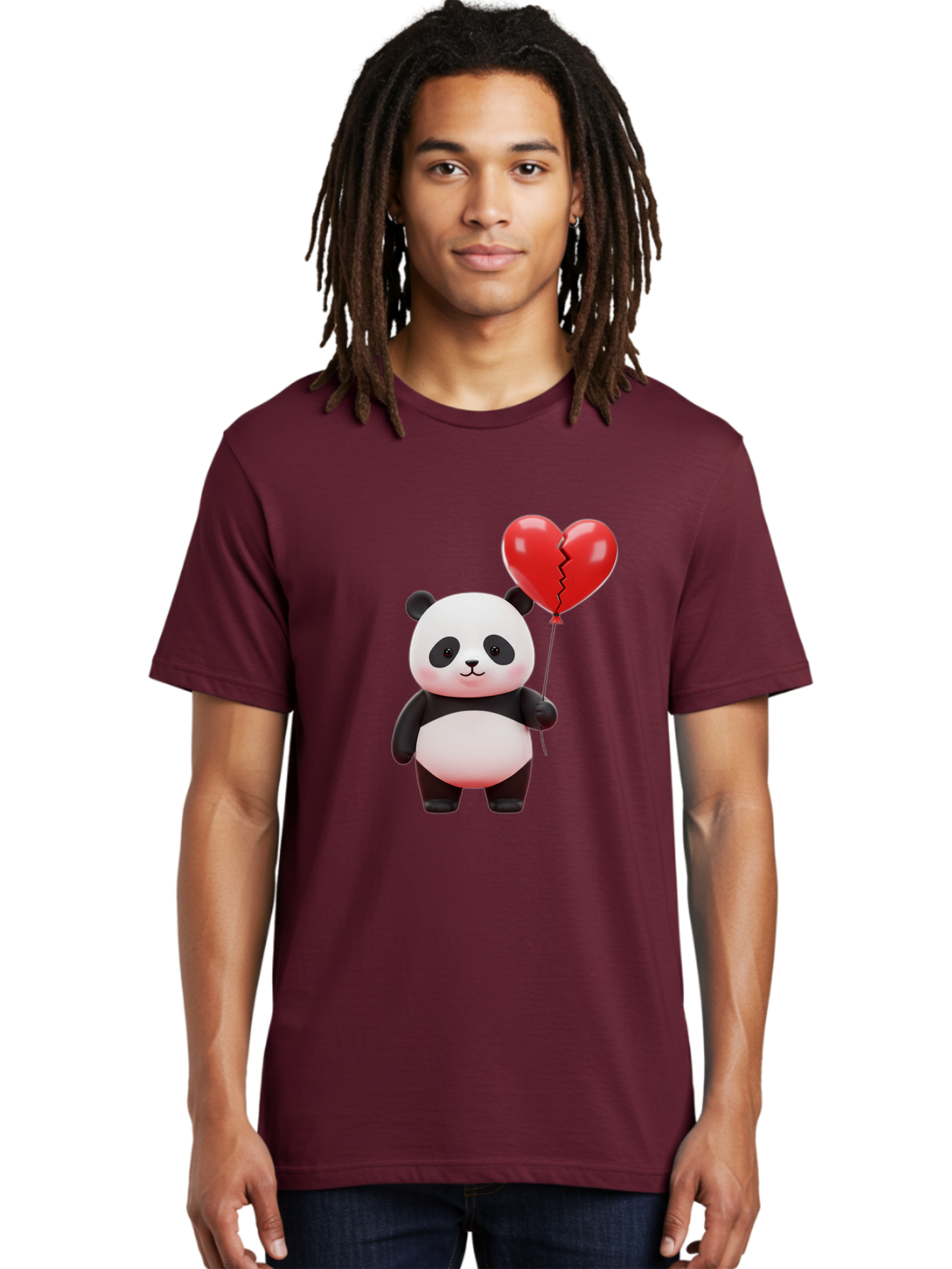 Panda-With-Broken-Heart-Balloon Men'S Graphic Tee, 100% Cotton, Comfortable Casual Summer Wear, Machine Washable, Vintage Camera, Old Camera, Antique Camera, Black Camera, Classic Photography, Photography Equipment, Nostalgic Device, Baf328