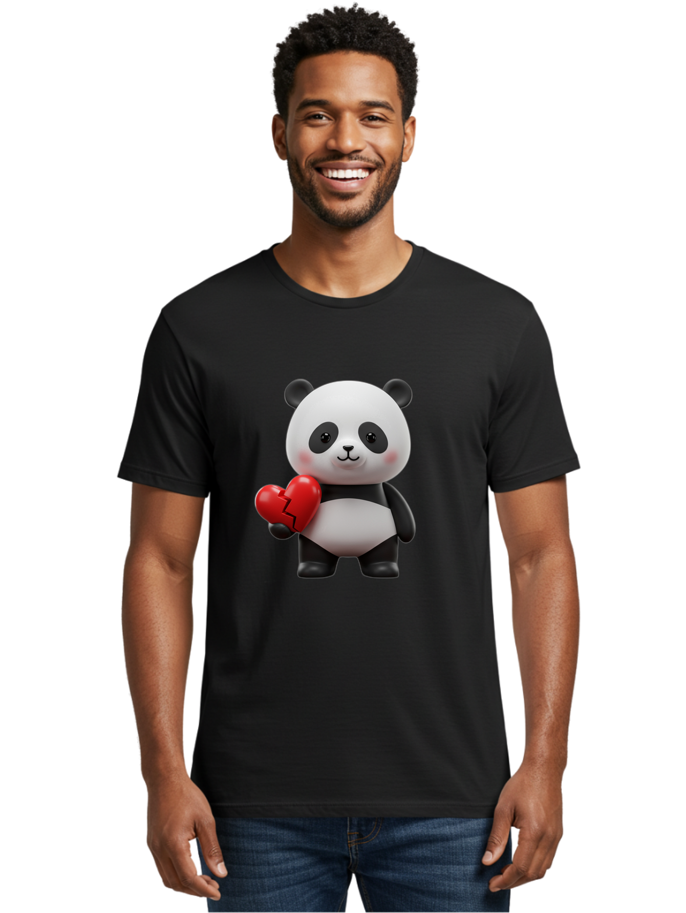 Panda-With-Broken-Heart Men'S Graphic Tee, 100% Cotton, Comfortable Casual Summer Wear, Machine Washable, Vintage Camera, Old Camera, Antique Camera, Black Camera, Classic Photography, Photography Equipment, Nostalgic Device, Film Camera, Baf329