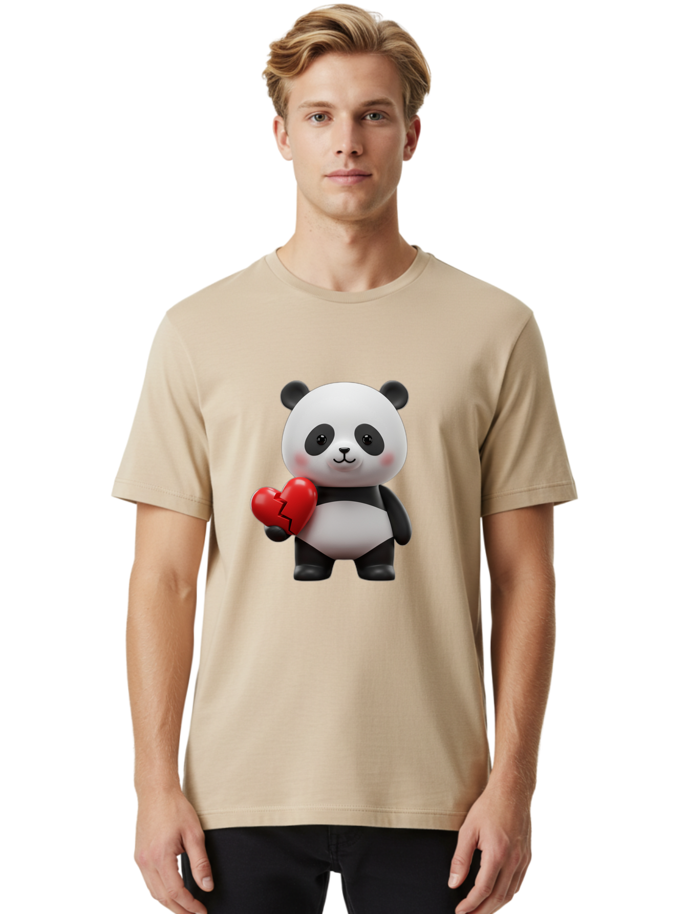 Panda-With-Broken-Heart Men'S Graphic Tee, 100% Cotton, Comfortable Casual Summer Wear, Machine Washable, Vintage Camera, Old Camera, Antique Camera, Black Camera, Classic Photography, Photography Equipment, Nostalgic Device, Film Camera, Baf329