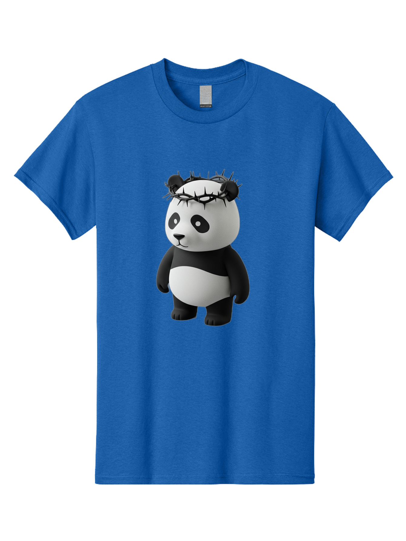 Panda-With-Crown-Of-Thorns-3 Men'S Graphic Tee, 100% Cotton, Comfortable Casual Summer Wear, Machine Washable, Vintage Camera, Old Camera, Antique Camera, Black Camera, Classic Photography, Photography Equipment, Nostalgic Device, Film Camera, Baf333