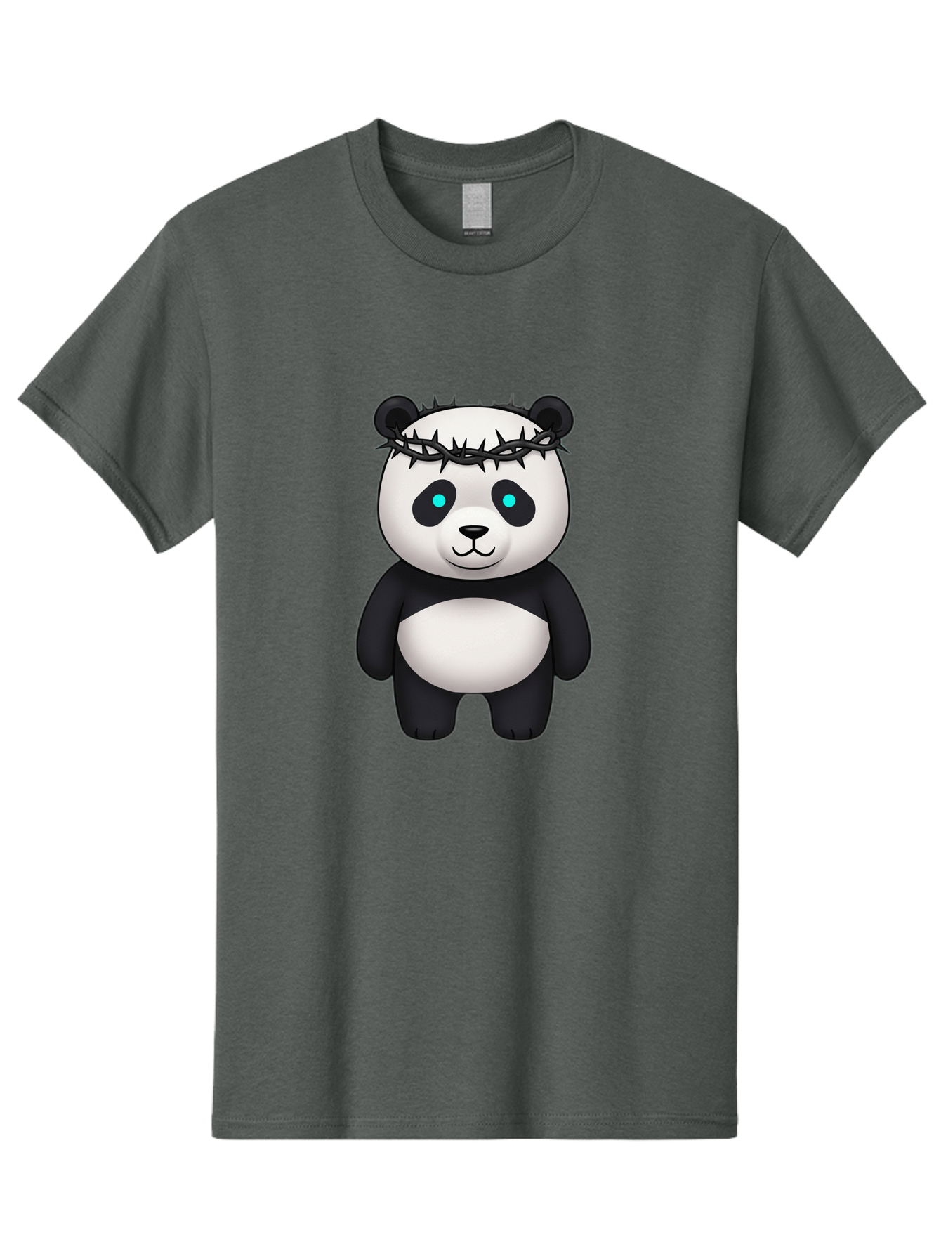 Panda-With-Crown-Of-Thorns Men'S Graphic Tee, 100% Cotton, Comfortable Casual Summer Wear, Machine Washable, Vintage Camera, Old Camera, Antique Camera, Black Camera, Classic Photography, Photography Equipment, Nostalgic Device, Film Camera, Baf334