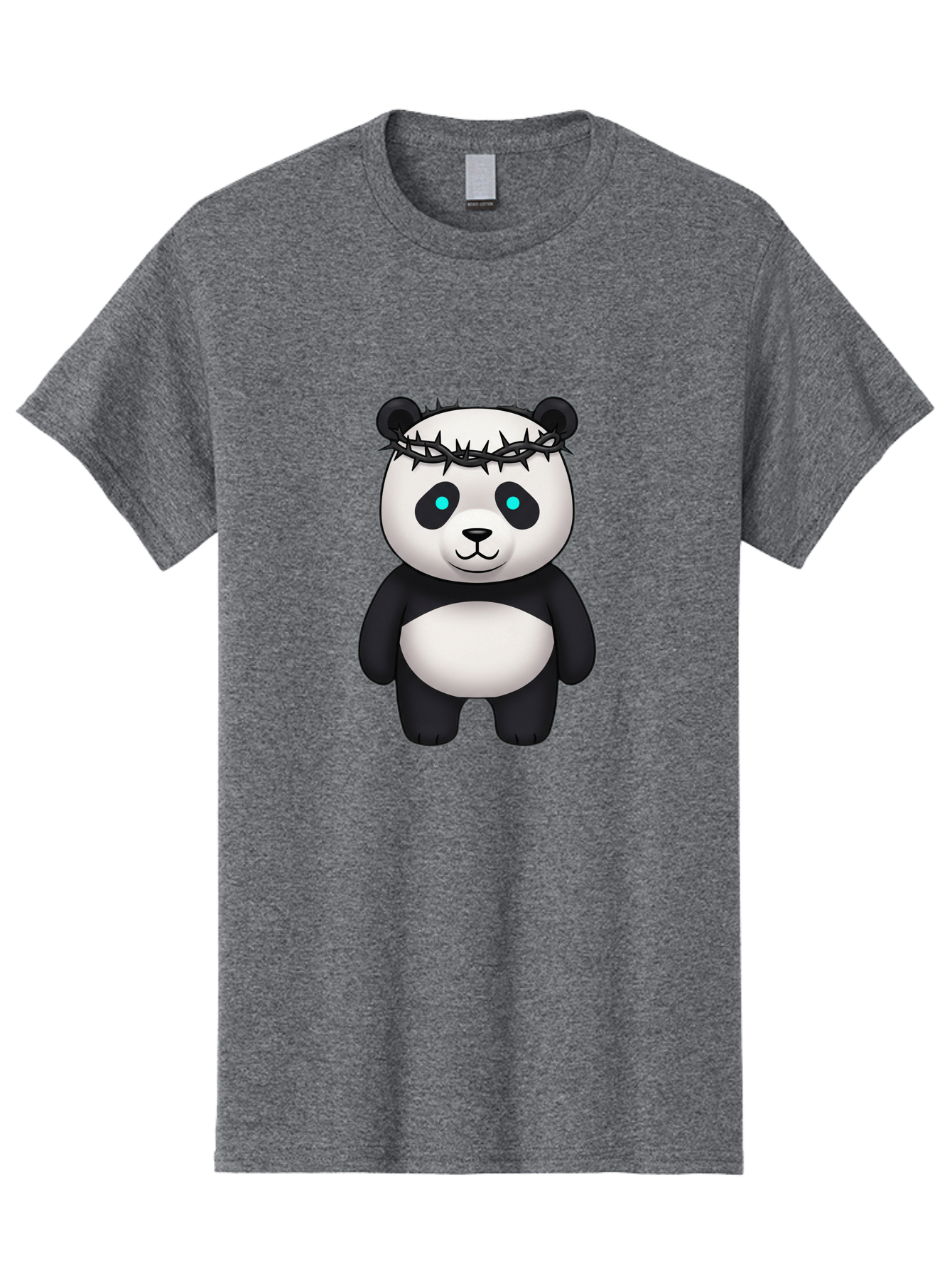 Panda-With-Crown-Of-Thorns Men'S Graphic Tee, 100% Cotton, Comfortable Casual Summer Wear, Machine Washable, Vintage Camera, Old Camera, Antique Camera, Black Camera, Classic Photography, Photography Equipment, Nostalgic Device, Film Camera, Baf334