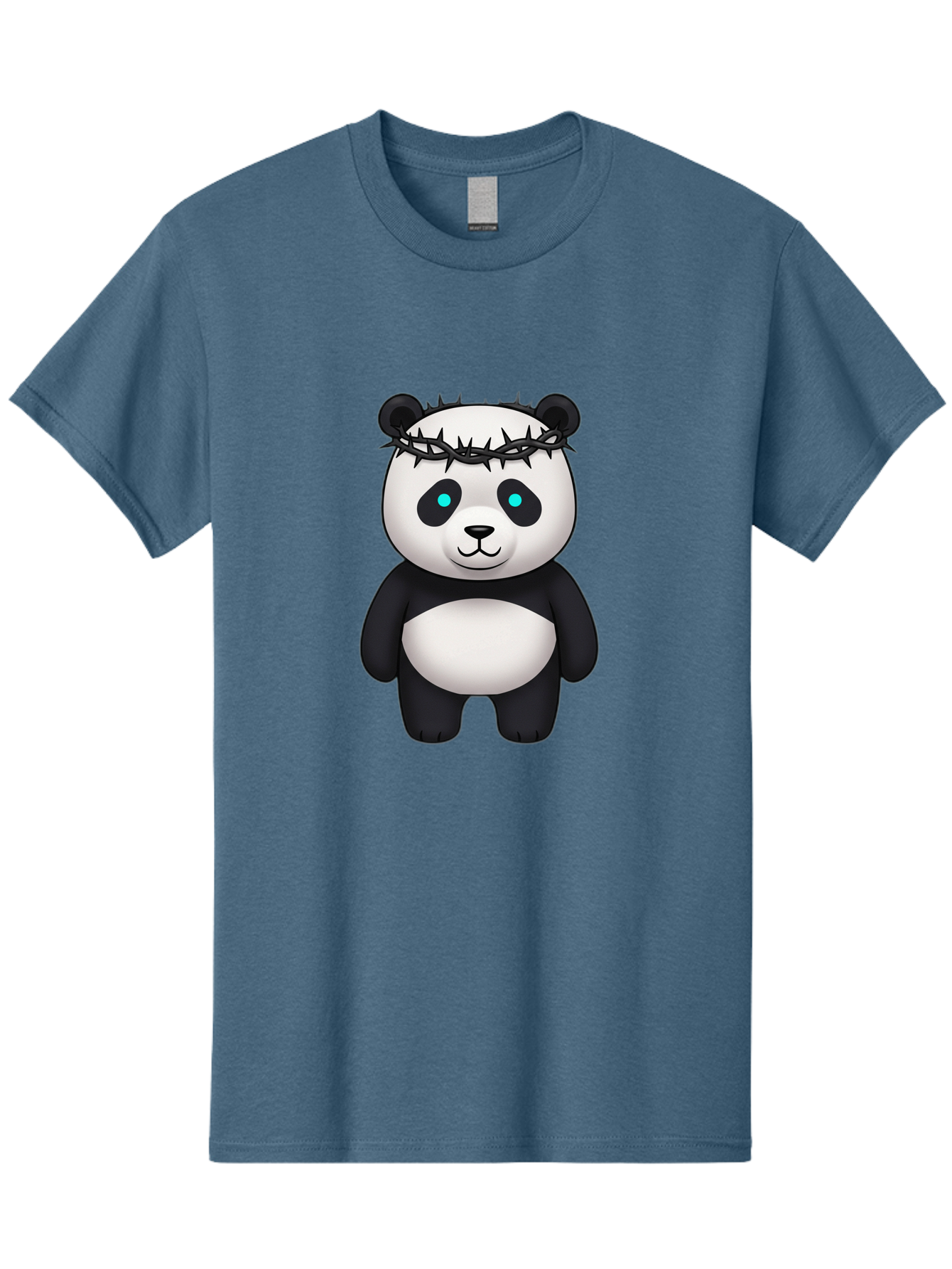 Panda-With-Crown-Of-Thorns Men'S Graphic Tee, 100% Cotton, Comfortable Casual Summer Wear, Machine Washable, Vintage Camera, Old Camera, Antique Camera, Black Camera, Classic Photography, Photography Equipment, Nostalgic Device, Film Camera, Baf334