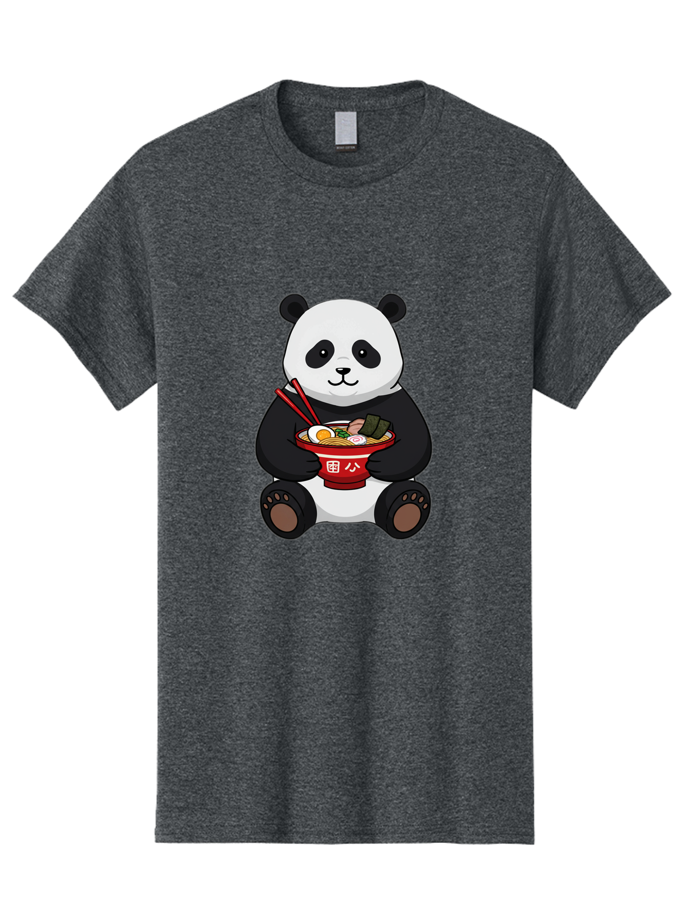 Panda-With-Ramen-1 Men'S Graphic Tee, 100% Cotton, Comfortable Casual Summer Wear, Machine Washable, Vintage Camera, Old Camera, Antique Camera, Black Camera, Classic Photography, Photography Equipment, Nostalgic Device, Film Camera, Baf336