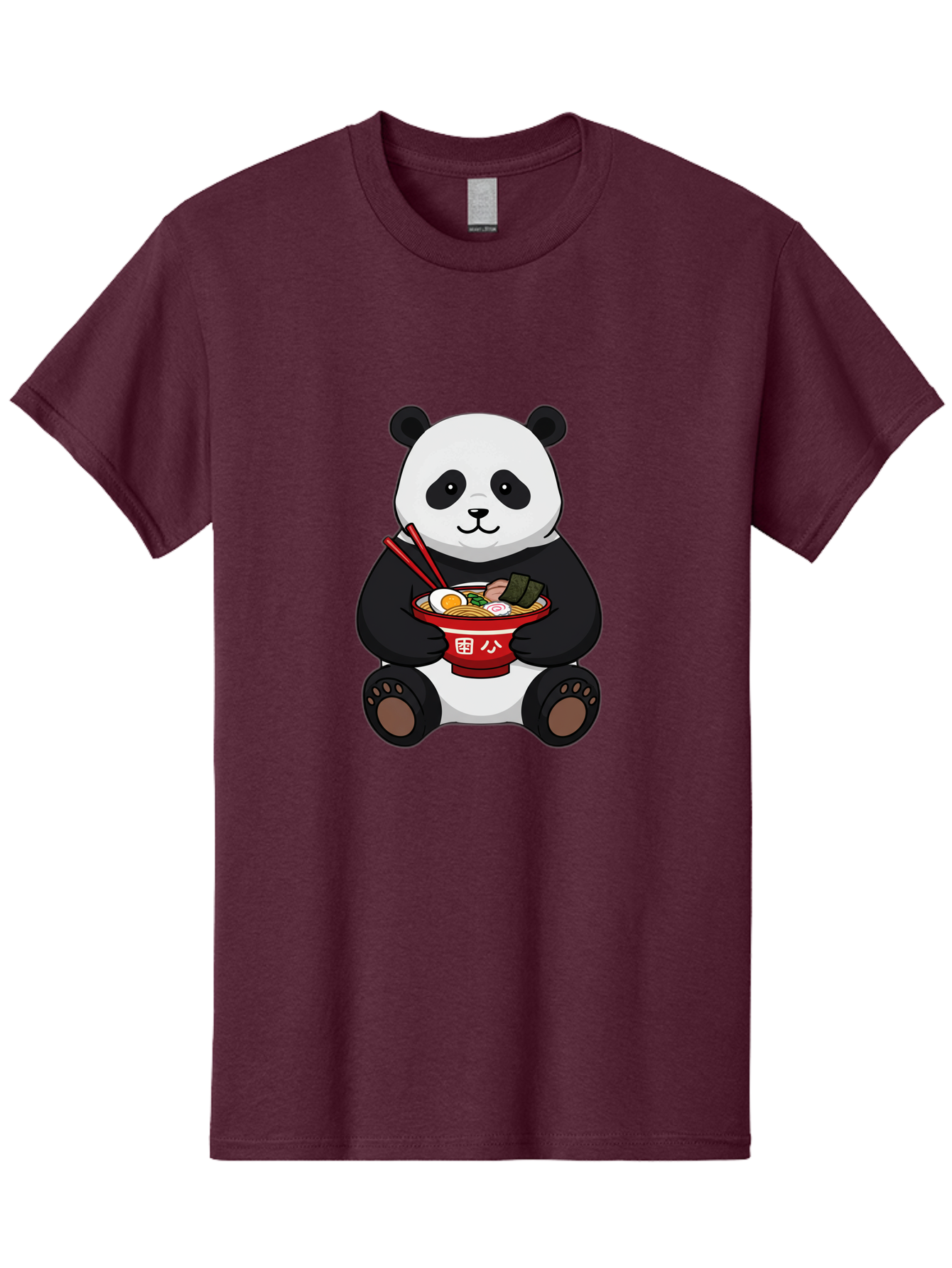 Panda-With-Ramen-1 Men'S Graphic Tee, 100% Cotton, Comfortable Casual Summer Wear, Machine Washable, Vintage Camera, Old Camera, Antique Camera, Black Camera, Classic Photography, Photography Equipment, Nostalgic Device, Film Camera, Baf336