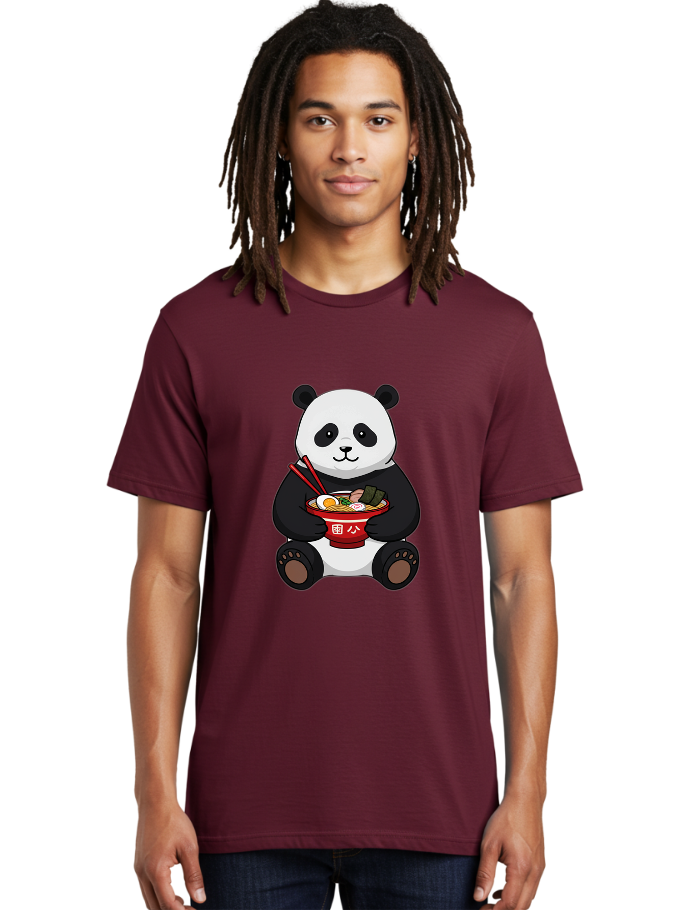 Panda-With-Ramen-1 Men'S Graphic Tee, 100% Cotton, Comfortable Casual Summer Wear, Machine Washable, Vintage Camera, Old Camera, Antique Camera, Black Camera, Classic Photography, Photography Equipment, Nostalgic Device, Film Camera, Baf336