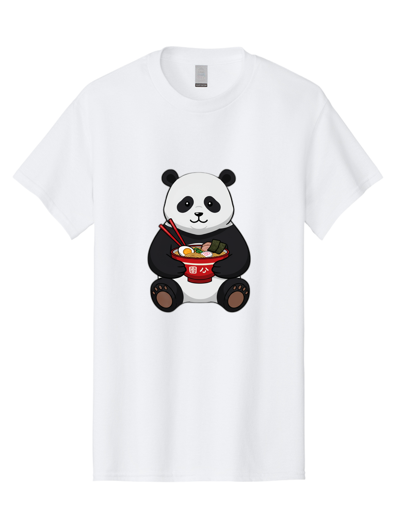 Panda-With-Ramen-1 Men'S Graphic Tee, 100% Cotton, Comfortable Casual Summer Wear, Machine Washable, Vintage Camera, Old Camera, Antique Camera, Black Camera, Classic Photography, Photography Equipment, Nostalgic Device, Film Camera, Baf336