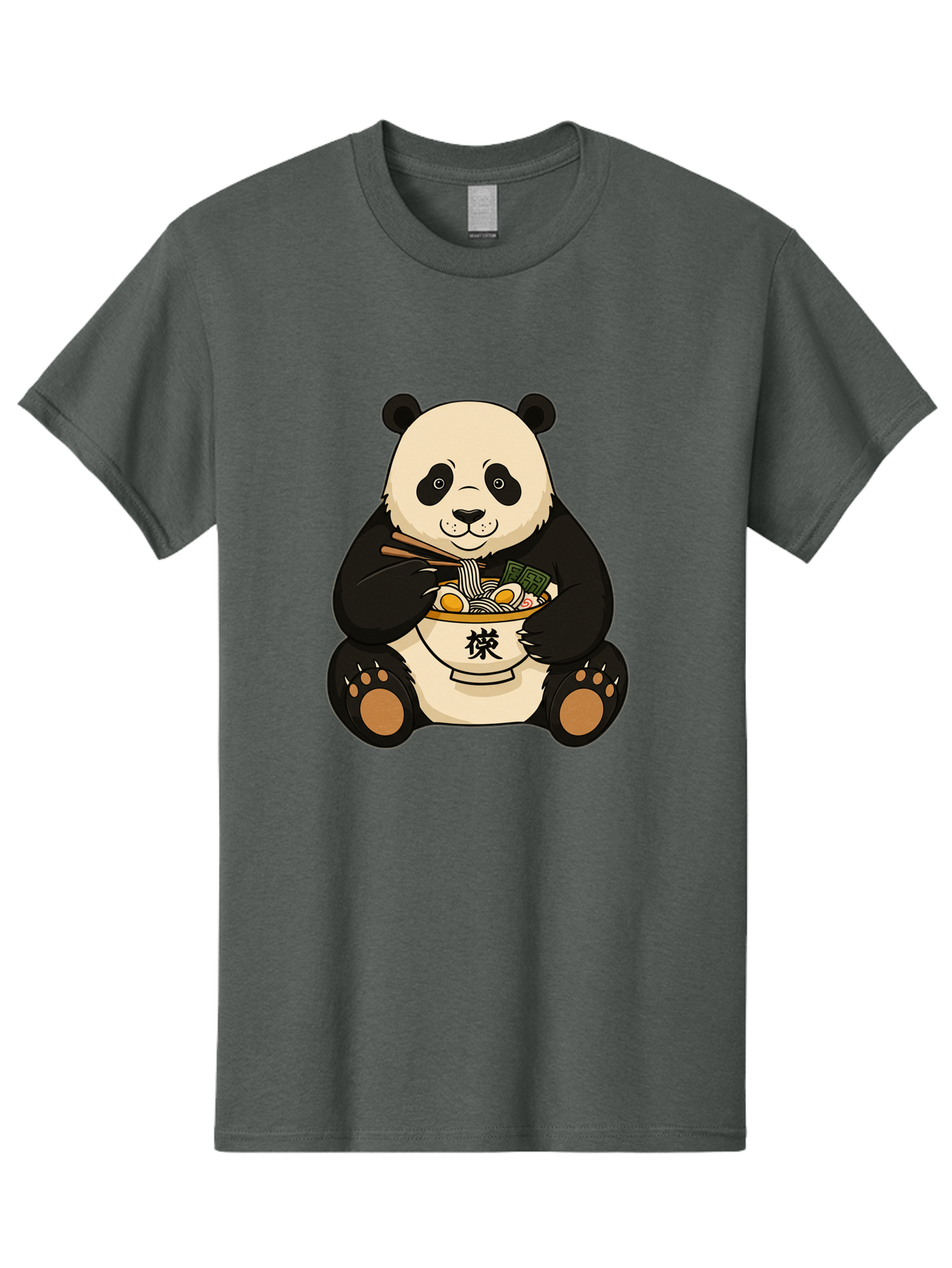 Panda-With-Ramen-2 Men'S Graphic Tee, 100% Cotton, Comfortable Casual Summer Wear, Machine Washable, Vintage Camera, Old Camera, Antique Camera, Black Camera, Classic Photography, Photography Equipment, Nostalgic Device, Film Camera, Baf337