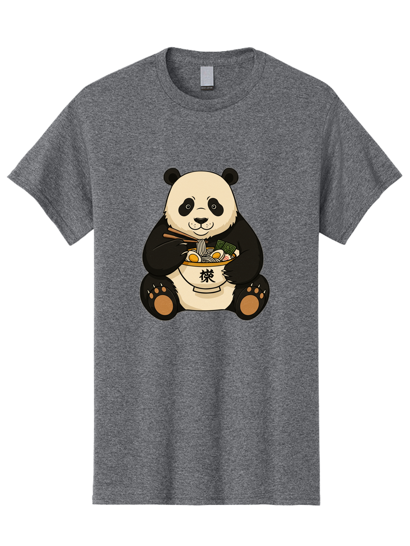 Panda-With-Ramen-2 Men'S Graphic Tee, 100% Cotton, Comfortable Casual Summer Wear, Machine Washable, Vintage Camera, Old Camera, Antique Camera, Black Camera, Classic Photography, Photography Equipment, Nostalgic Device, Film Camera, Baf337