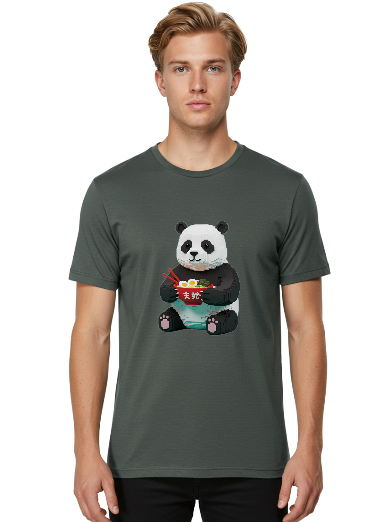 Panda-With-Ramen Men'S Graphic Tee, 100% Cotton, Comfortable Casual Summer Wear, Machine Washable, Vintage Camera, Old Camera, Antique Camera, Black Camera, Classic Photography, Photography Equipment, Nostalgic Device, Film Camera, Camera Art Baf338