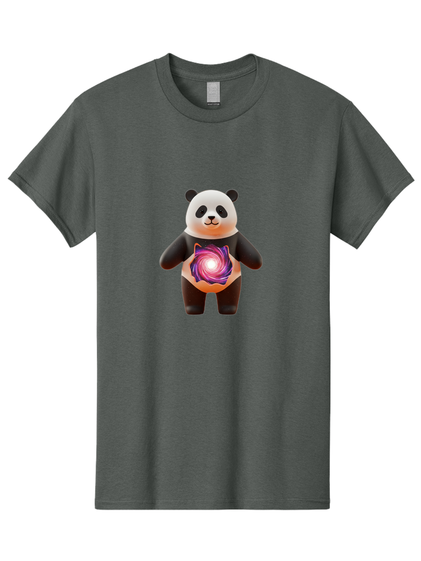 Panda-With-Swirling-Orb Men'S Graphic Tee, 100% Cotton, Comfortable Casual Summer Wear, Machine Washable, Vintage Camera, Old Camera, Antique Camera, Black Camera, Classic Photography, Photography Equipment, Nostalgic Device, Film Camera, Baf339