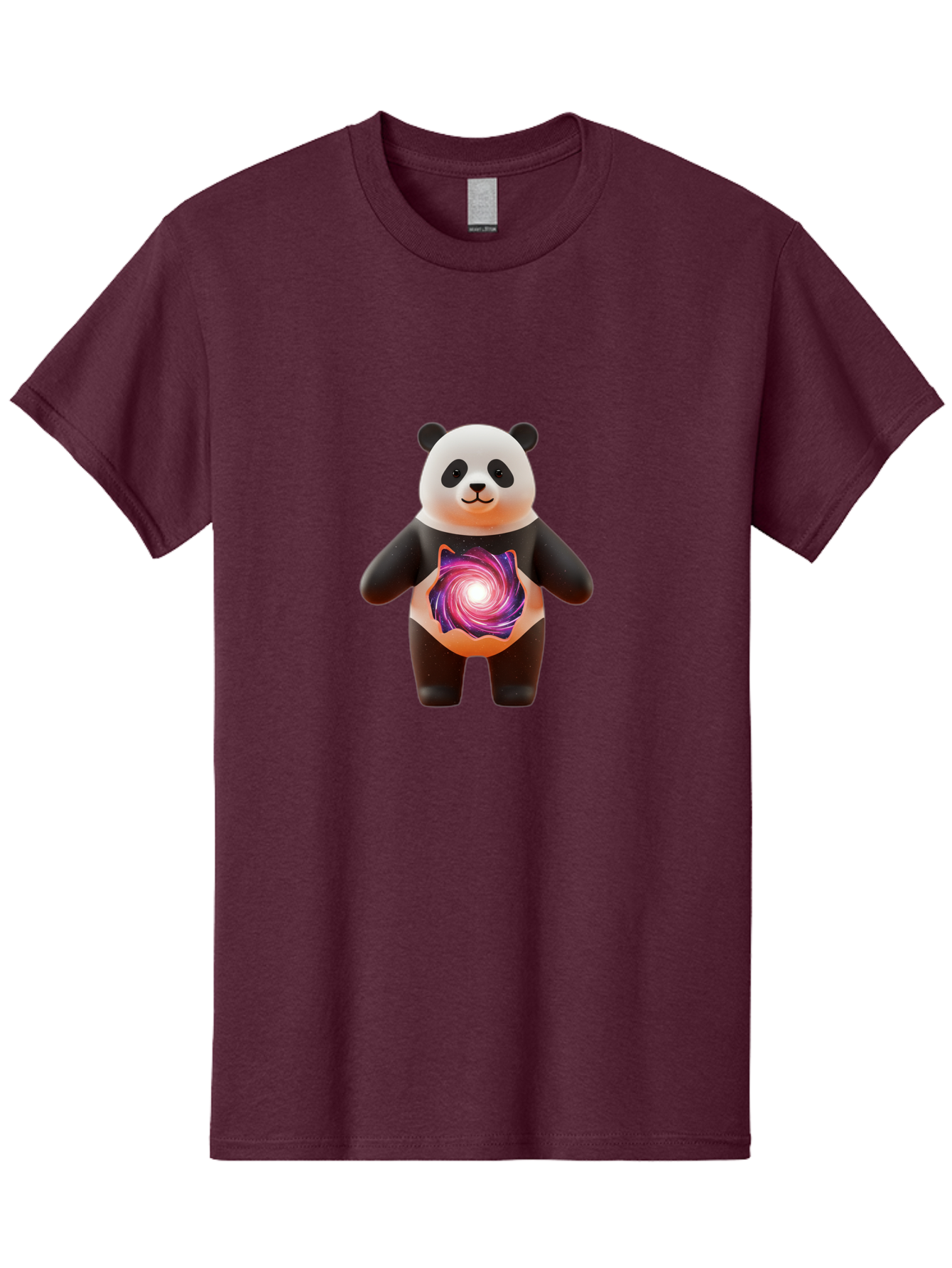 Panda-With-Swirling-Orb Men'S Graphic Tee, 100% Cotton, Comfortable Casual Summer Wear, Machine Washable, Vintage Camera, Old Camera, Antique Camera, Black Camera, Classic Photography, Photography Equipment, Nostalgic Device, Film Camera, Baf339