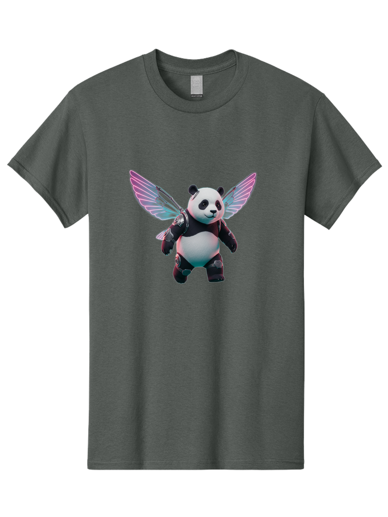 Panda-With-Wings Men'S Graphic Tee, 100% Cotton, Comfortable Casual Summer Wear, Machine Washable, Vintage Camera, Old Camera, Antique Camera, Black Camera, Classic Photography, Photography Equipment, Nostalgic Device, Film Camera, Camera Art Baf341