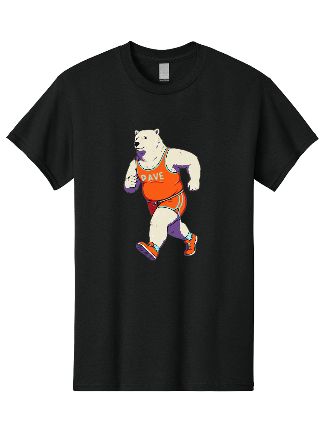 Pave-Polar-Bear Men'S Graphic Tee, 100% Cotton, Comfortable Casual Summer Wear, Machine Washable, Vintage Camera, Old Camera, Antique Camera, Black Camera, Classic Photography, Photography Equipment, Nostalgic Device, Film Camera, Camera Art Baf344