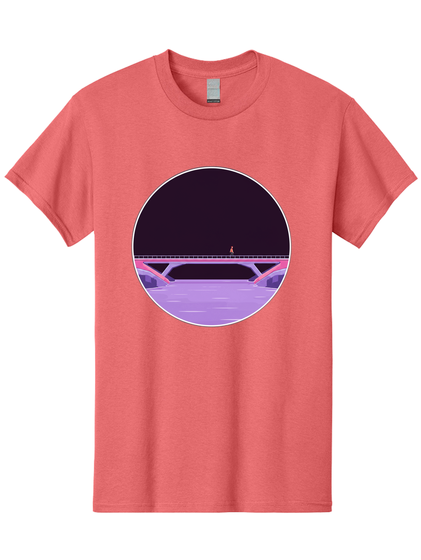 Person-On-Bridge Men'S Graphic Tee, 100% Cotton, Comfortable Casual Summer Wear, Machine Washable, Vintage Camera, Old Camera, Antique Camera, Black Camera, Classic Photography, Photography Equipment, Nostalgic Device, Film Camera, Camera Art Baf345