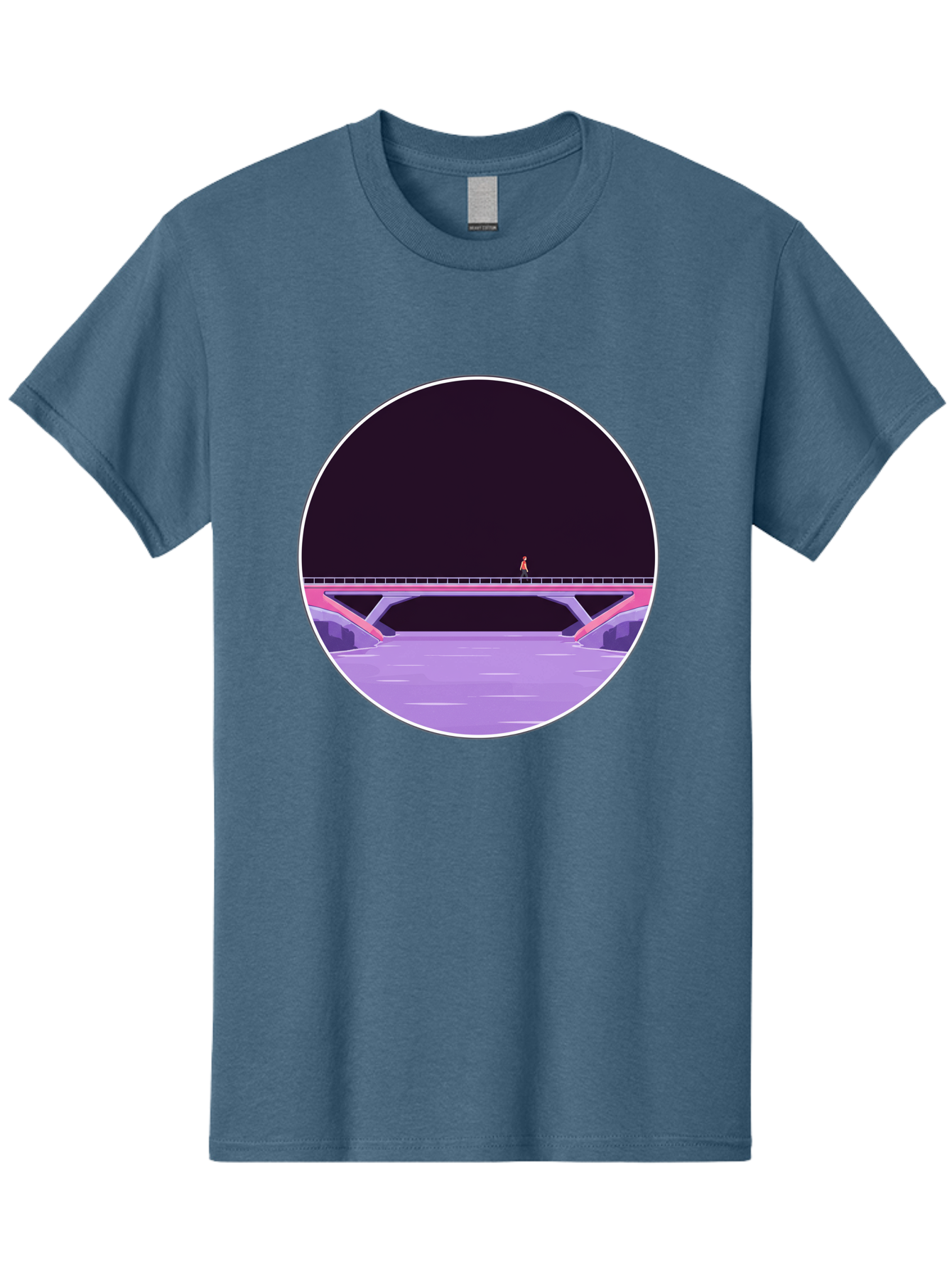 Person-On-Bridge Men'S Graphic Tee, 100% Cotton, Comfortable Casual Summer Wear, Machine Washable, Vintage Camera, Old Camera, Antique Camera, Black Camera, Classic Photography, Photography Equipment, Nostalgic Device, Film Camera, Camera Art Baf345