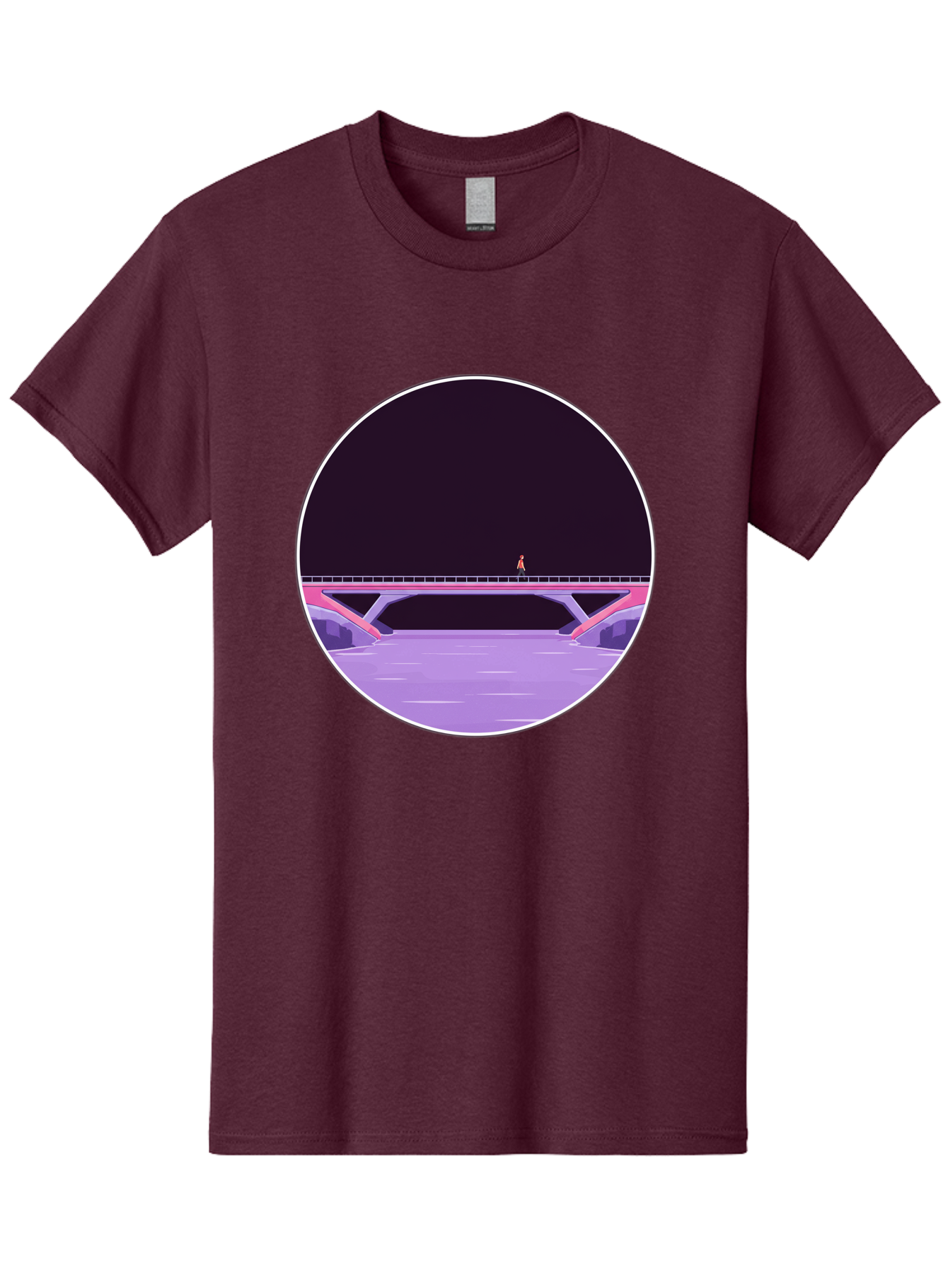 Person-On-Bridge Men'S Graphic Tee, 100% Cotton, Comfortable Casual Summer Wear, Machine Washable, Vintage Camera, Old Camera, Antique Camera, Black Camera, Classic Photography, Photography Equipment, Nostalgic Device, Film Camera, Camera Art Baf345