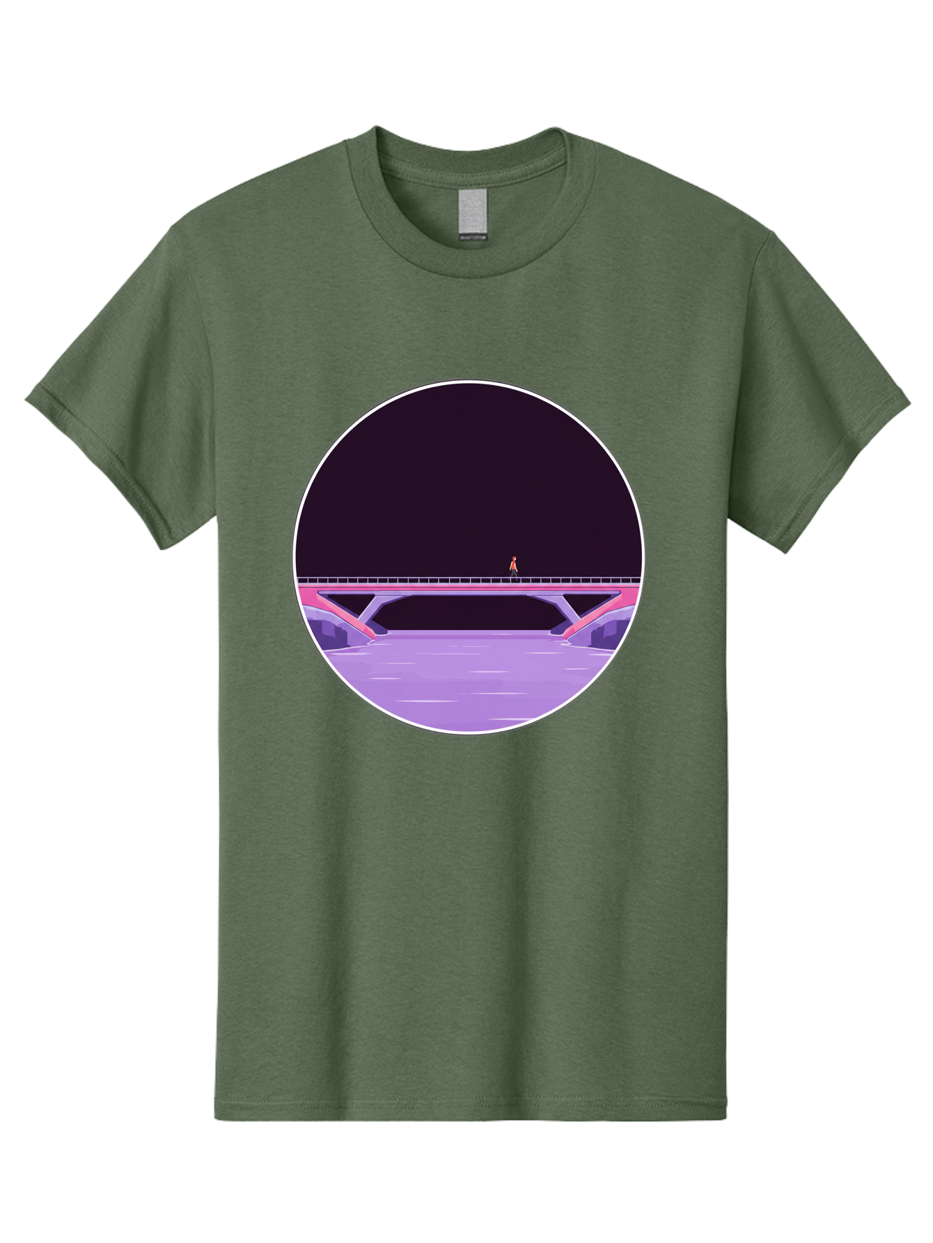 Person-On-Bridge Men'S Graphic Tee, 100% Cotton, Comfortable Casual Summer Wear, Machine Washable, Vintage Camera, Old Camera, Antique Camera, Black Camera, Classic Photography, Photography Equipment, Nostalgic Device, Film Camera, Camera Art Baf345