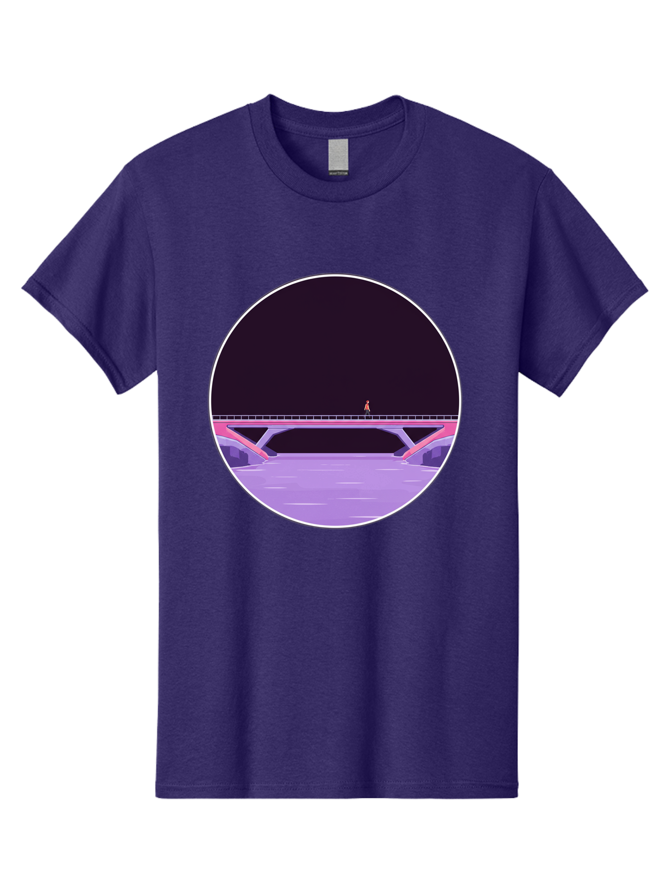 Person-On-Bridge Men'S Graphic Tee, 100% Cotton, Comfortable Casual Summer Wear, Machine Washable, Vintage Camera, Old Camera, Antique Camera, Black Camera, Classic Photography, Photography Equipment, Nostalgic Device, Film Camera, Camera Art Baf345
