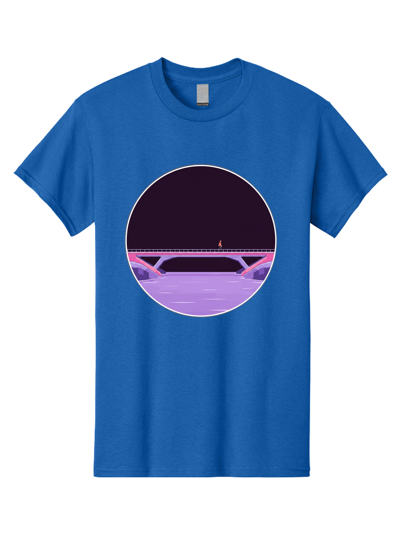 Person-On-Bridge Men'S Graphic Tee, 100% Cotton, Comfortable Casual Summer Wear, Machine Washable, Vintage Camera, Old Camera, Antique Camera, Black Camera, Classic Photography, Photography Equipment, Nostalgic Device, Film Camera, Camera Art Baf345