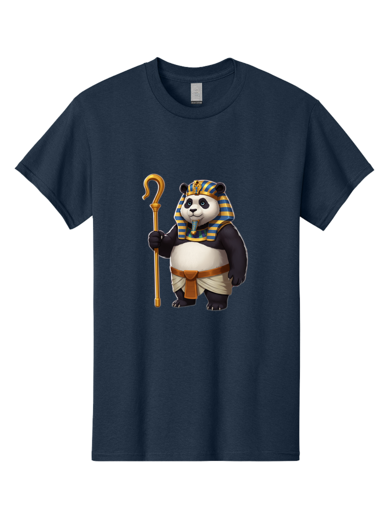 Pharaoh-Panda-1 Men'S Graphic Tee, 100% Cotton, Comfortable Casual Summer Wear, Machine Washable, Vintage Camera, Old Camera, Antique Camera, Black Camera, Classic Photography, Photography Equipment, Nostalgic Device, Film Camera, Camera Art Baf346