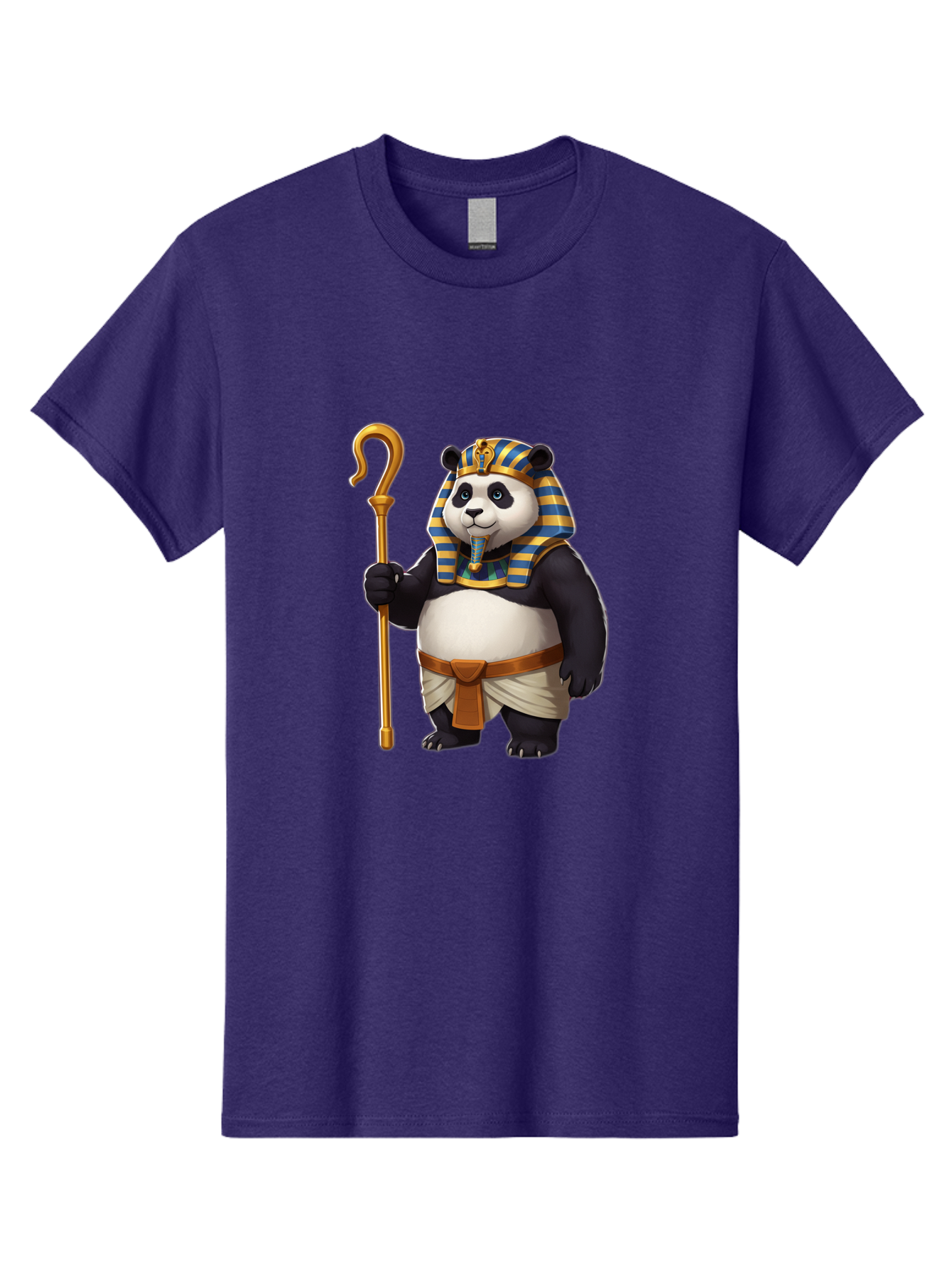 Pharaoh-Panda-1 Men'S Graphic Tee, 100% Cotton, Comfortable Casual Summer Wear, Machine Washable, Vintage Camera, Old Camera, Antique Camera, Black Camera, Classic Photography, Photography Equipment, Nostalgic Device, Film Camera, Camera Art Baf346
