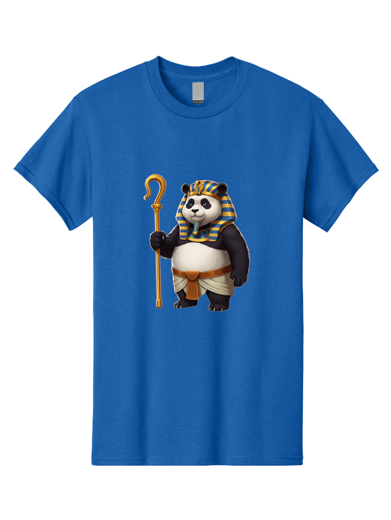 Pharaoh-Panda-1 Men'S Graphic Tee, 100% Cotton, Comfortable Casual Summer Wear, Machine Washable, Vintage Camera, Old Camera, Antique Camera, Black Camera, Classic Photography, Photography Equipment, Nostalgic Device, Film Camera, Camera Art Baf346