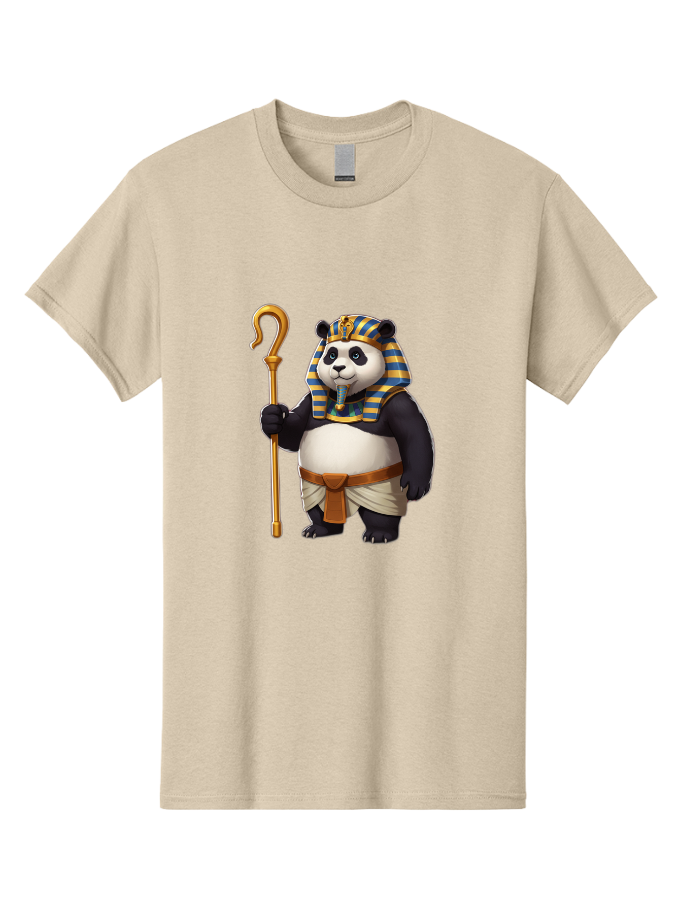 Pharaoh-Panda-1 Men'S Graphic Tee, 100% Cotton, Comfortable Casual Summer Wear, Machine Washable, Vintage Camera, Old Camera, Antique Camera, Black Camera, Classic Photography, Photography Equipment, Nostalgic Device, Film Camera, Camera Art Baf346