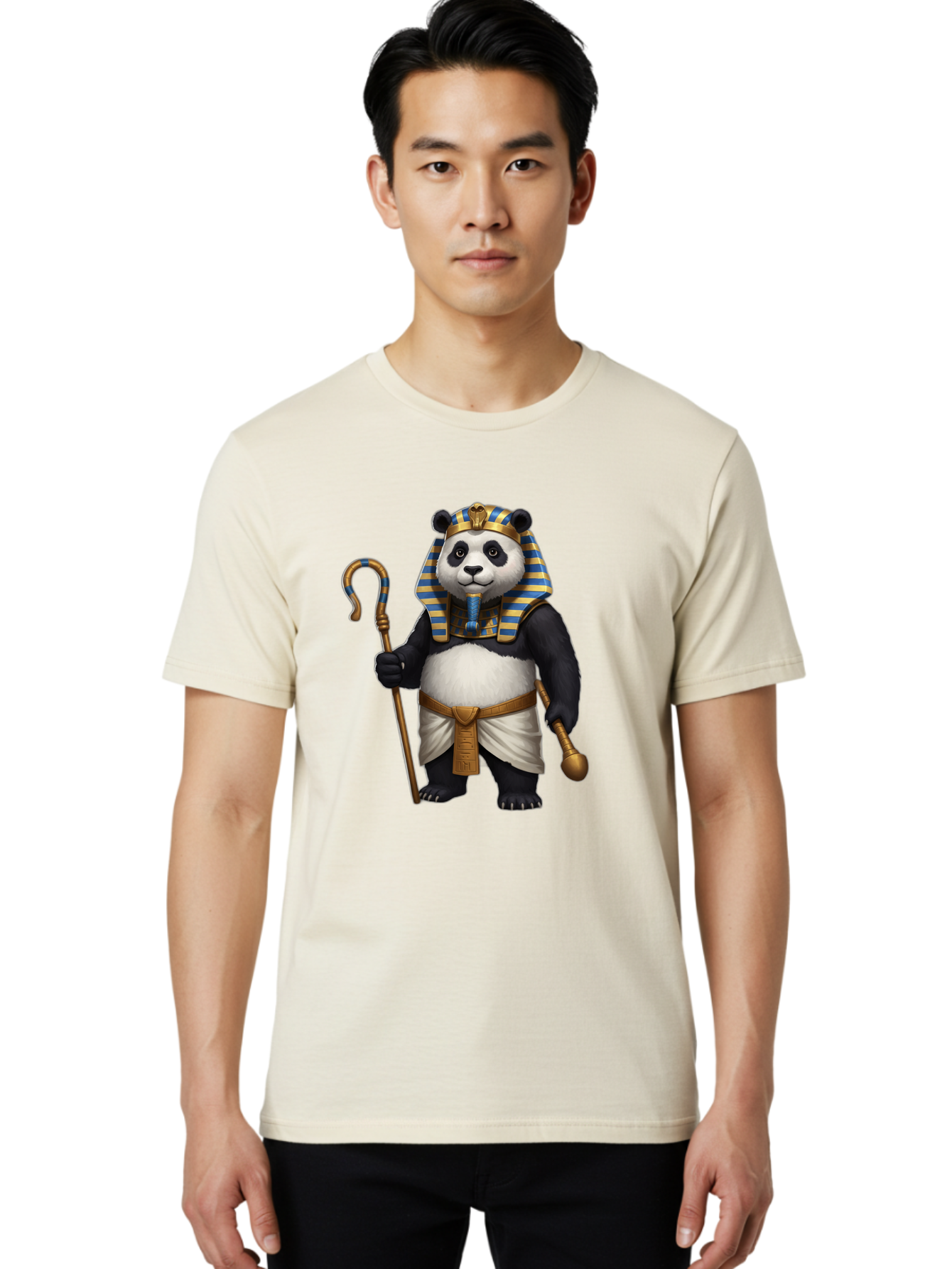 Pharaoh-Panda Men'S Graphic Tee, 100% Cotton, Comfortable Casual Summer Wear, Machine Washable, Vintage Camera, Old Camera, Antique Camera, Black Camera, Classic Photography, Photography Equipment, Nostalgic Device, Film Camera, Camera Art Baf347
