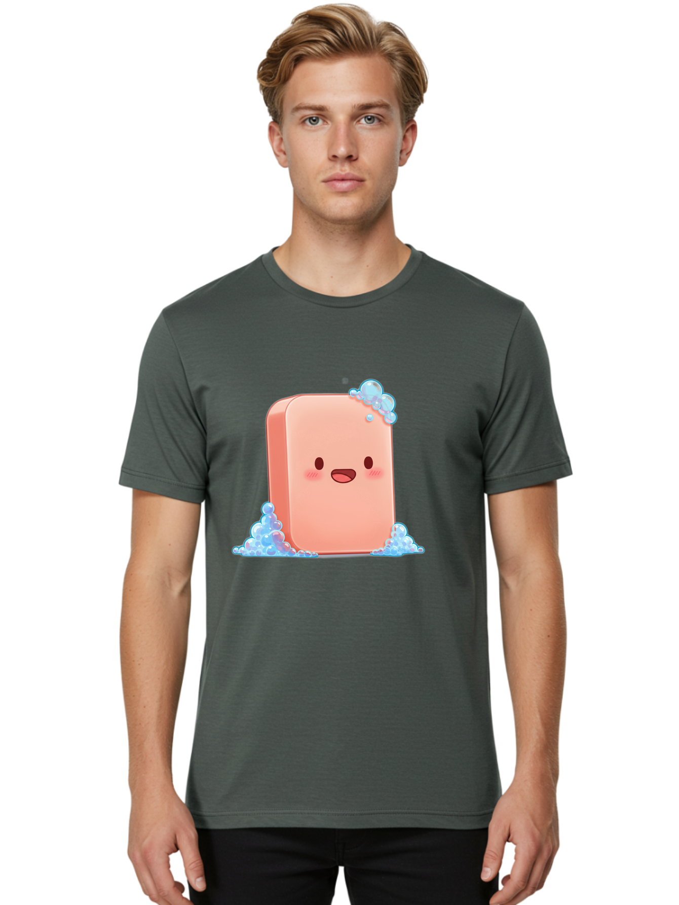 Pink-Bar-Soap Men'S Graphic Tee, 100% Cotton, Comfortable Casual Summer Wear, Machine Washable, Vintage Camera, Old Camera, Antique Camera, Black Camera, Classic Photography, Photography Equipment, Nostalgic Device, Film Camera, Camera Art Baf348