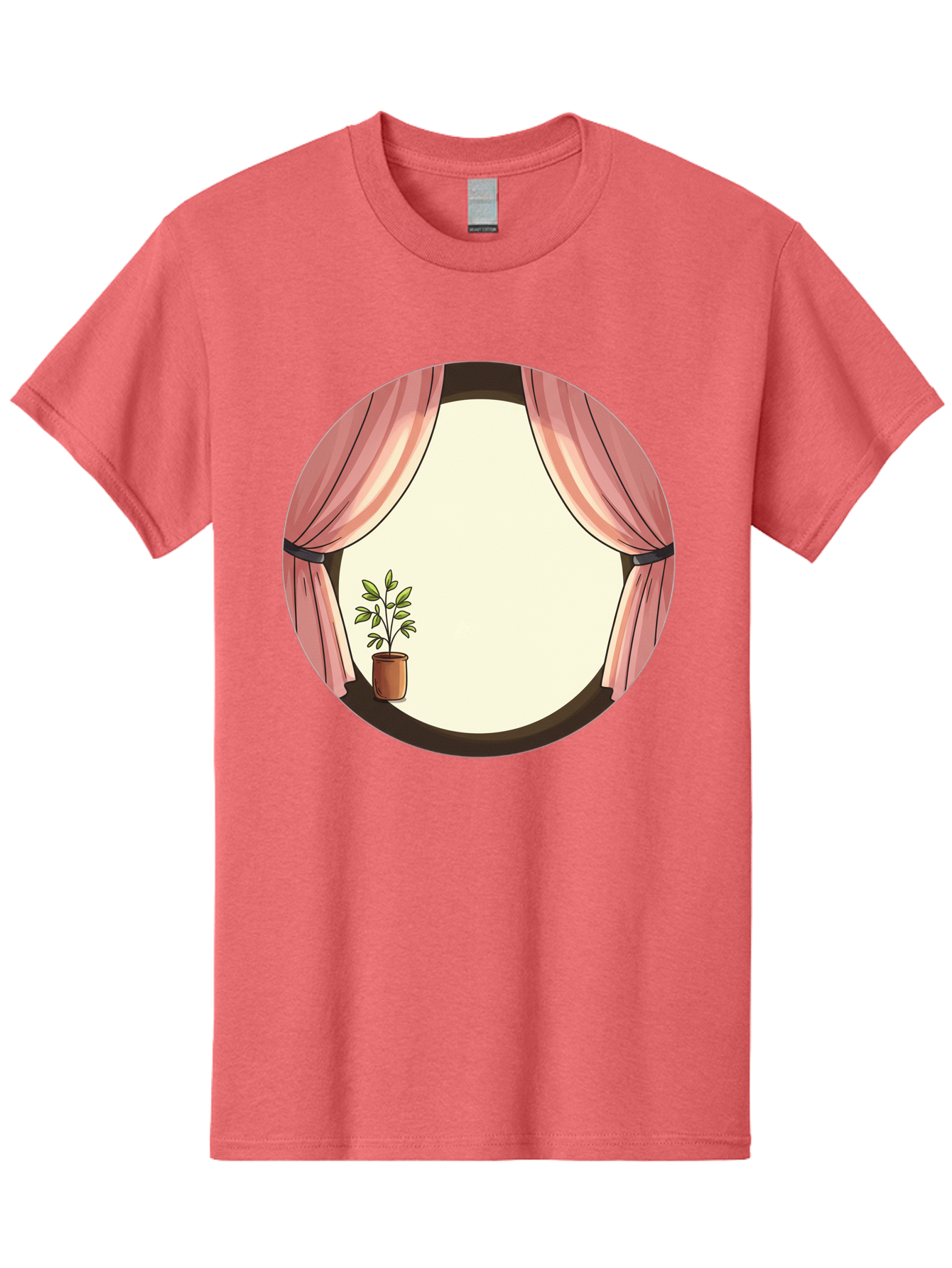 Pink-Curtain-Potted-Plant Men'S Graphic Tee, 100% Cotton, Comfortable Casual Summer Wear, Machine Washable, Vintage Camera, Old Camera, Antique Camera, Black Camera, Classic Photography, Photography Equipment, Nostalgic Device, Film Camera, Baf350