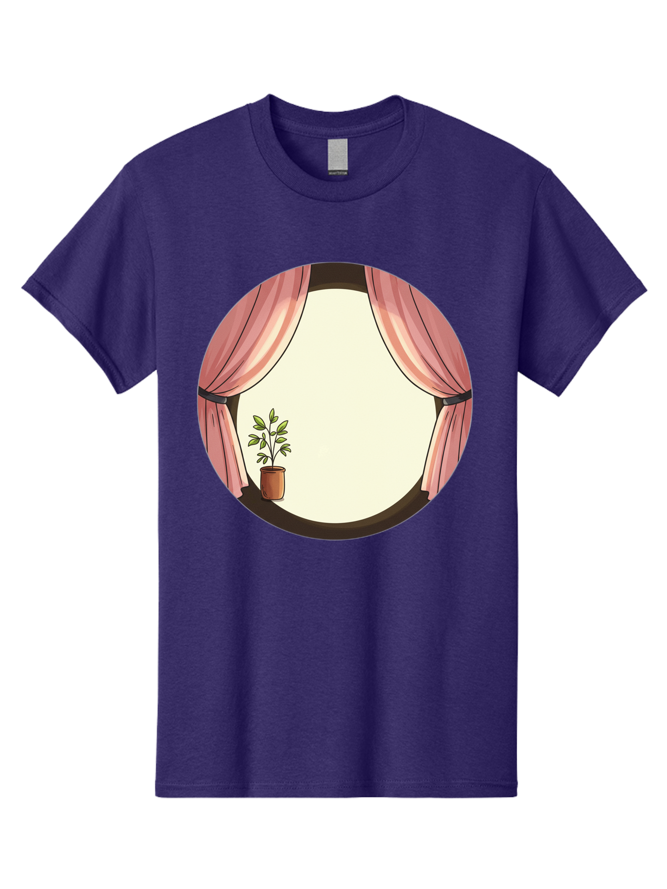 Pink-Curtain-Potted-Plant Men'S Graphic Tee, 100% Cotton, Comfortable Casual Summer Wear, Machine Washable, Vintage Camera, Old Camera, Antique Camera, Black Camera, Classic Photography, Photography Equipment, Nostalgic Device, Film Camera, Baf350
