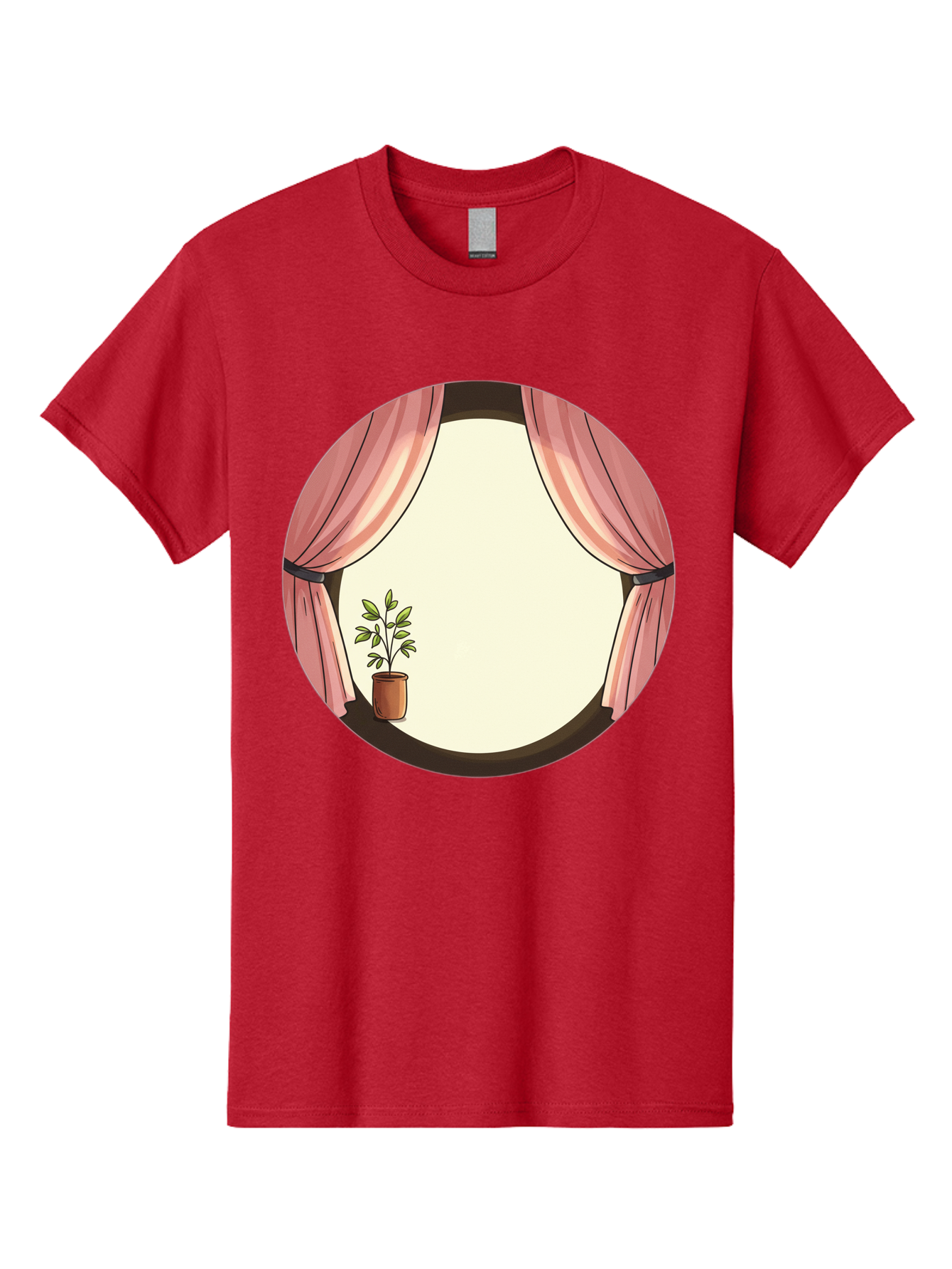 Pink-Curtain-Potted-Plant Men'S Graphic Tee, 100% Cotton, Comfortable Casual Summer Wear, Machine Washable, Vintage Camera, Old Camera, Antique Camera, Black Camera, Classic Photography, Photography Equipment, Nostalgic Device, Film Camera, Baf350