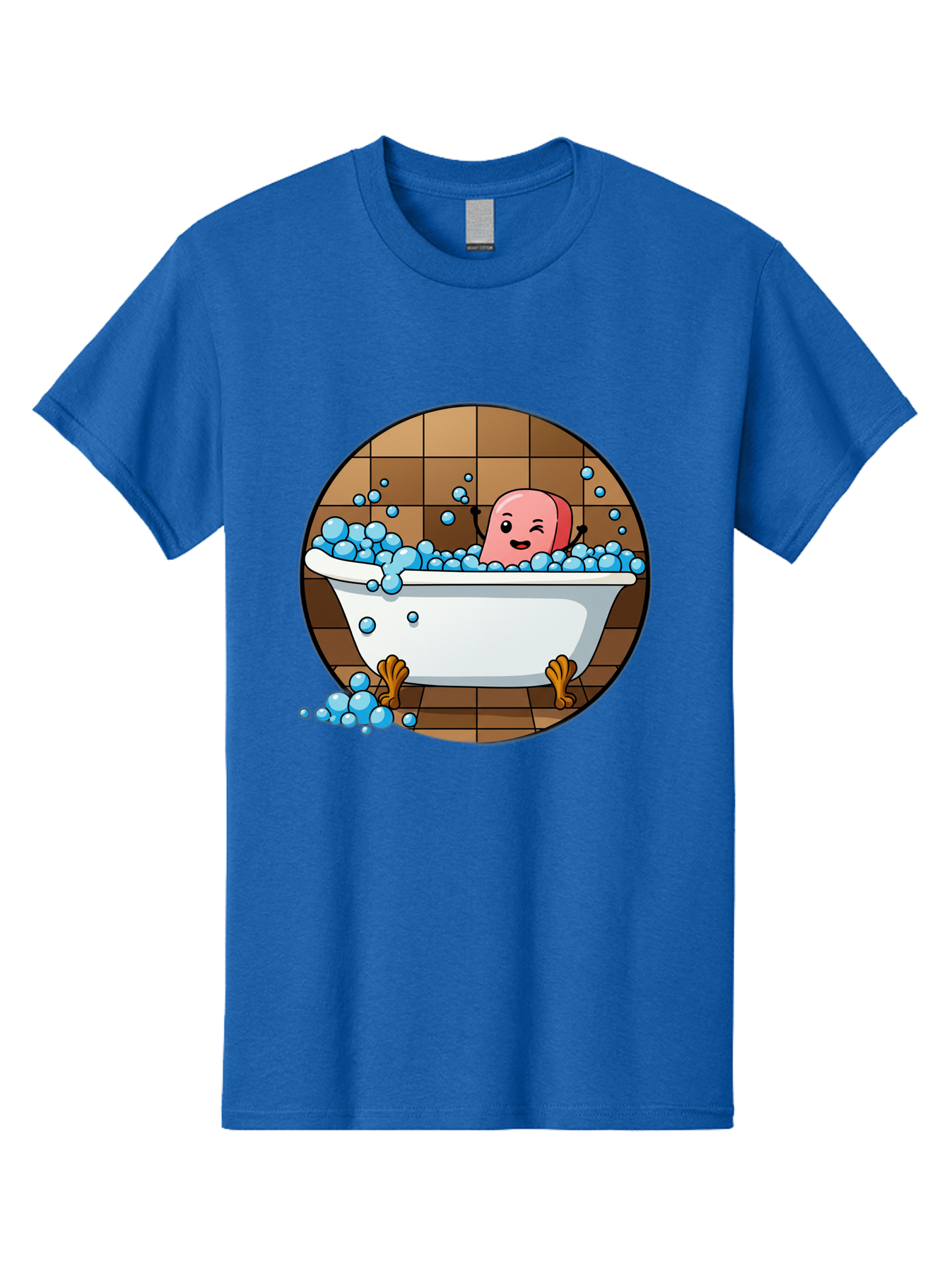 Pink-Head-In-White-Bathtub Men'S Graphic Tee, 100% Cotton, Comfortable Casual Summer Wear, Machine Washable, Vintage Camera, Old Camera, Antique Camera, Black Camera, Classic Photography, Photography Equipment, Nostalgic Device, Film Camera, Baf352