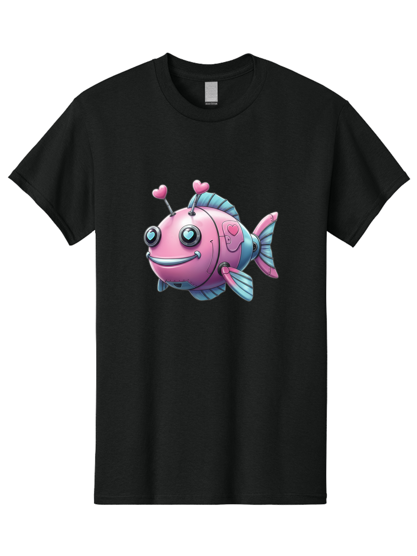 Pink-Robot-Fish Men'S Graphic Tee, 100% Cotton, Comfortable Casual Summer Wear, Machine Washable, Vintage Camera, Old Camera, Antique Camera, Black Camera, Classic Photography, Photography Equipment, Nostalgic Device, Film Camera, Camera Art Baf354