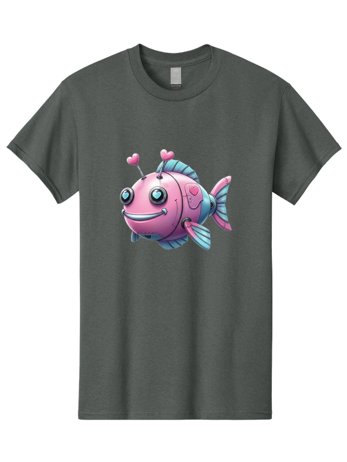 Pink-Robot-Fish Men'S Graphic Tee, 100% Cotton, Comfortable Casual Summer Wear, Machine Washable, Vintage Camera, Old Camera, Antique Camera, Black Camera, Classic Photography, Photography Equipment, Nostalgic Device, Film Camera, Camera Art Baf354