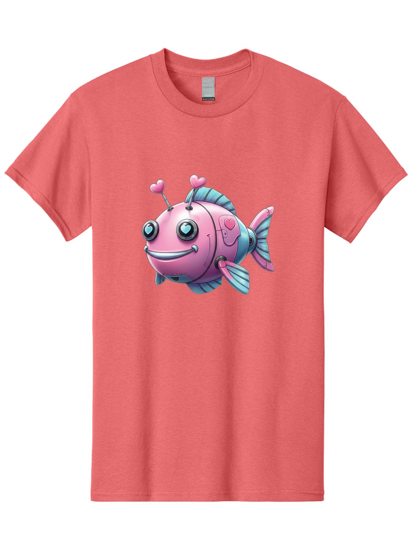 Pink-Robot-Fish Men'S Graphic Tee, 100% Cotton, Comfortable Casual Summer Wear, Machine Washable, Vintage Camera, Old Camera, Antique Camera, Black Camera, Classic Photography, Photography Equipment, Nostalgic Device, Film Camera, Camera Art Baf354