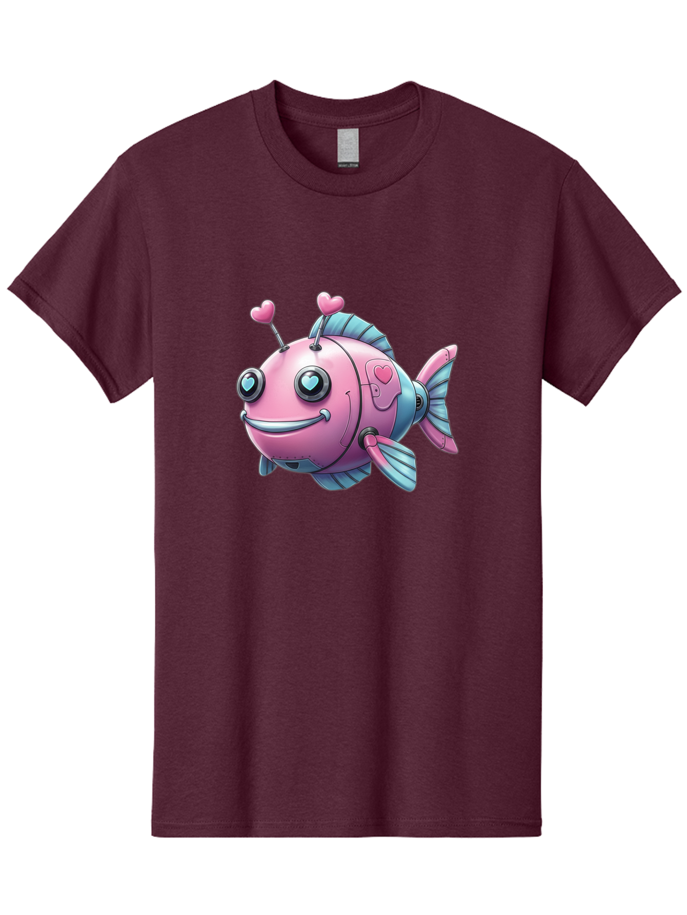 Pink-Robot-Fish Men'S Graphic Tee, 100% Cotton, Comfortable Casual Summer Wear, Machine Washable, Vintage Camera, Old Camera, Antique Camera, Black Camera, Classic Photography, Photography Equipment, Nostalgic Device, Film Camera, Camera Art Baf354