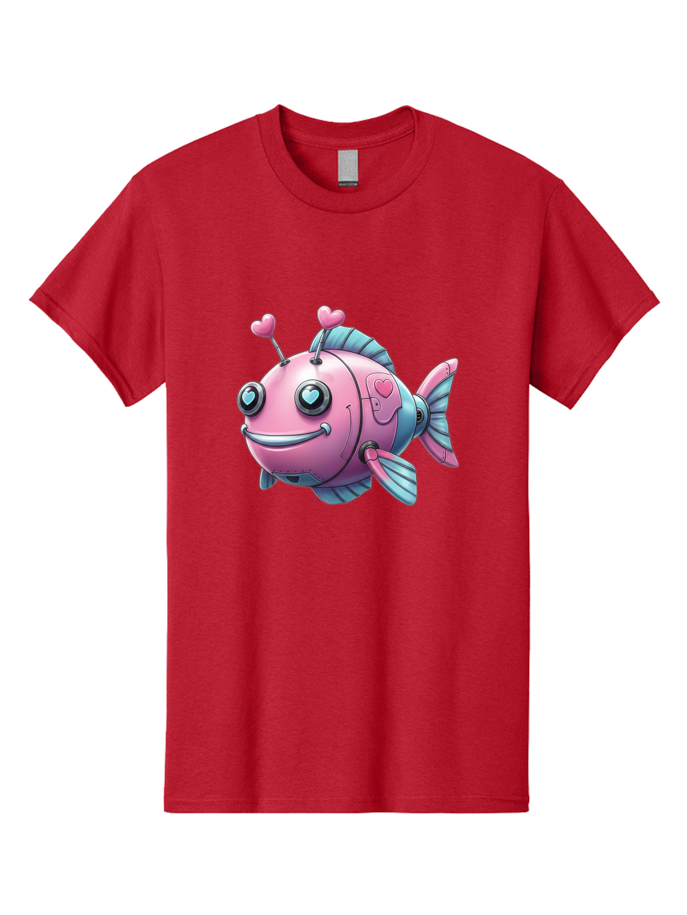 Pink-Robot-Fish Men'S Graphic Tee, 100% Cotton, Comfortable Casual Summer Wear, Machine Washable, Vintage Camera, Old Camera, Antique Camera, Black Camera, Classic Photography, Photography Equipment, Nostalgic Device, Film Camera, Camera Art Baf354