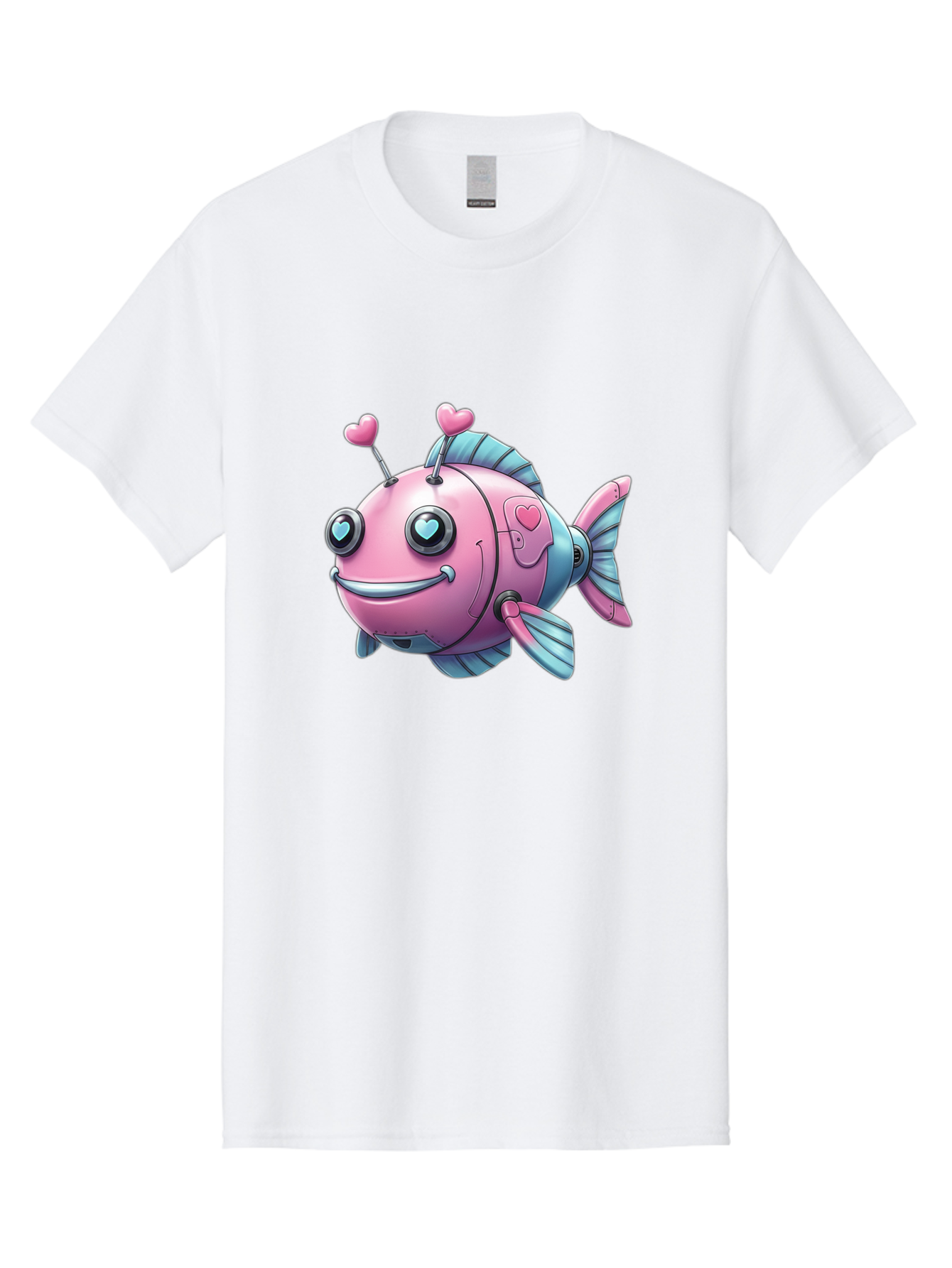 Pink-Robot-Fish Men'S Graphic Tee, 100% Cotton, Comfortable Casual Summer Wear, Machine Washable, Vintage Camera, Old Camera, Antique Camera, Black Camera, Classic Photography, Photography Equipment, Nostalgic Device, Film Camera, Camera Art Baf354