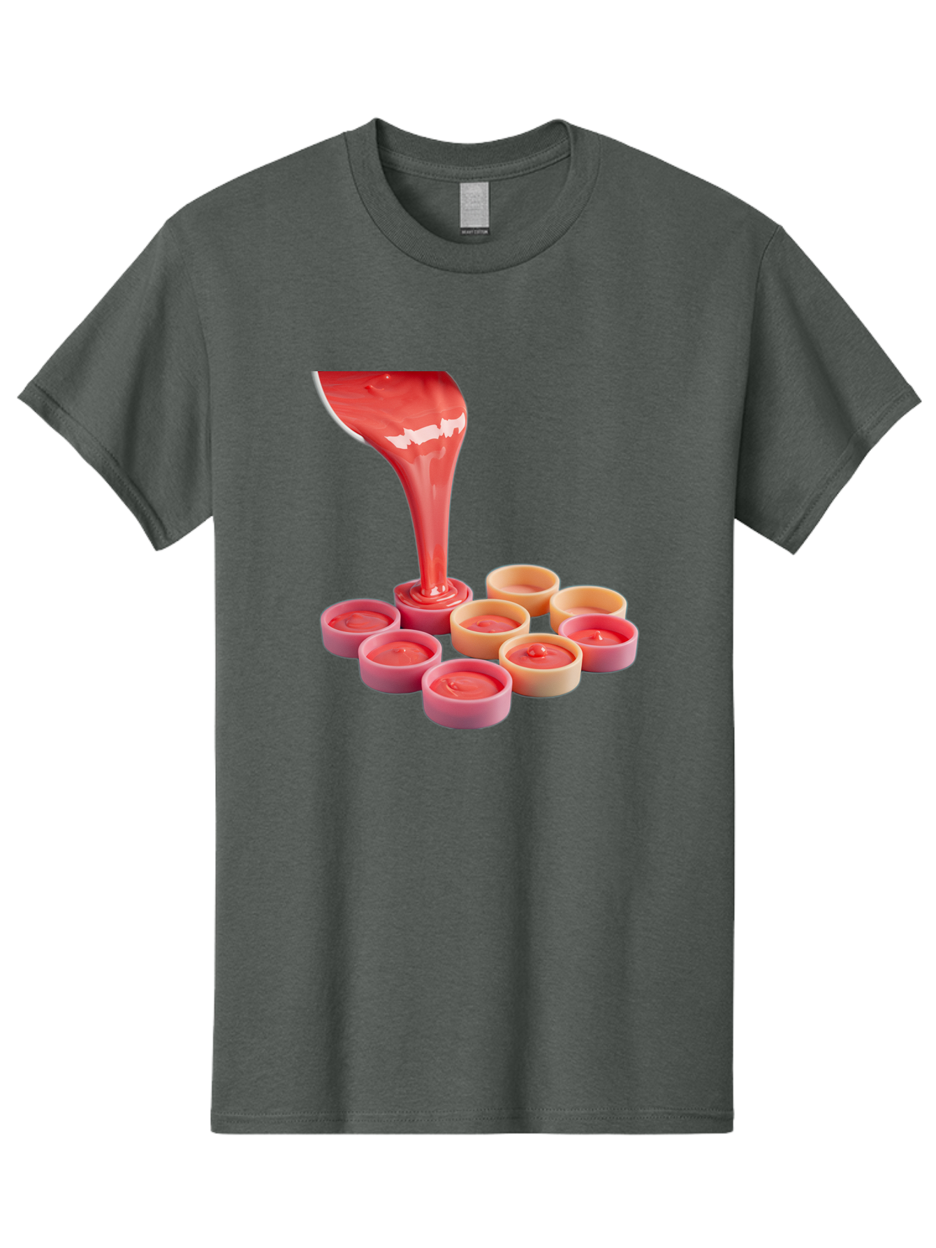 Pink-Sauce-Pouring-Into-Containers Men'S Graphic Tee, 100% Cotton, Comfortable Casual Summer Wear, Machine Washable, Vintage Camera, Old Camera, Antique Camera, Black Camera, Classic Photography, Photography Equipment, Nostalgic Device, Baf355